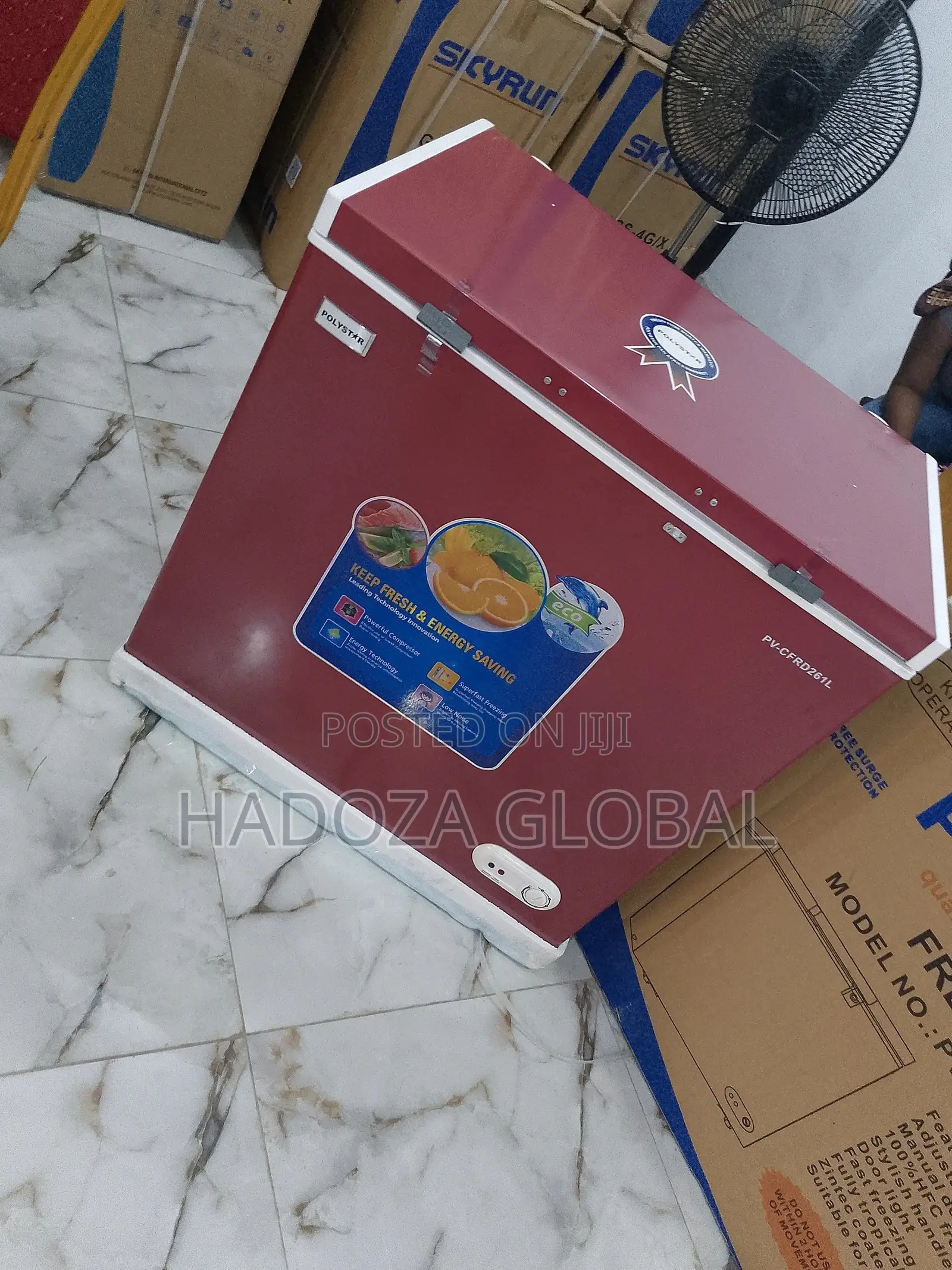 New - Durable Polystar Cfrd261l Chest Freezer