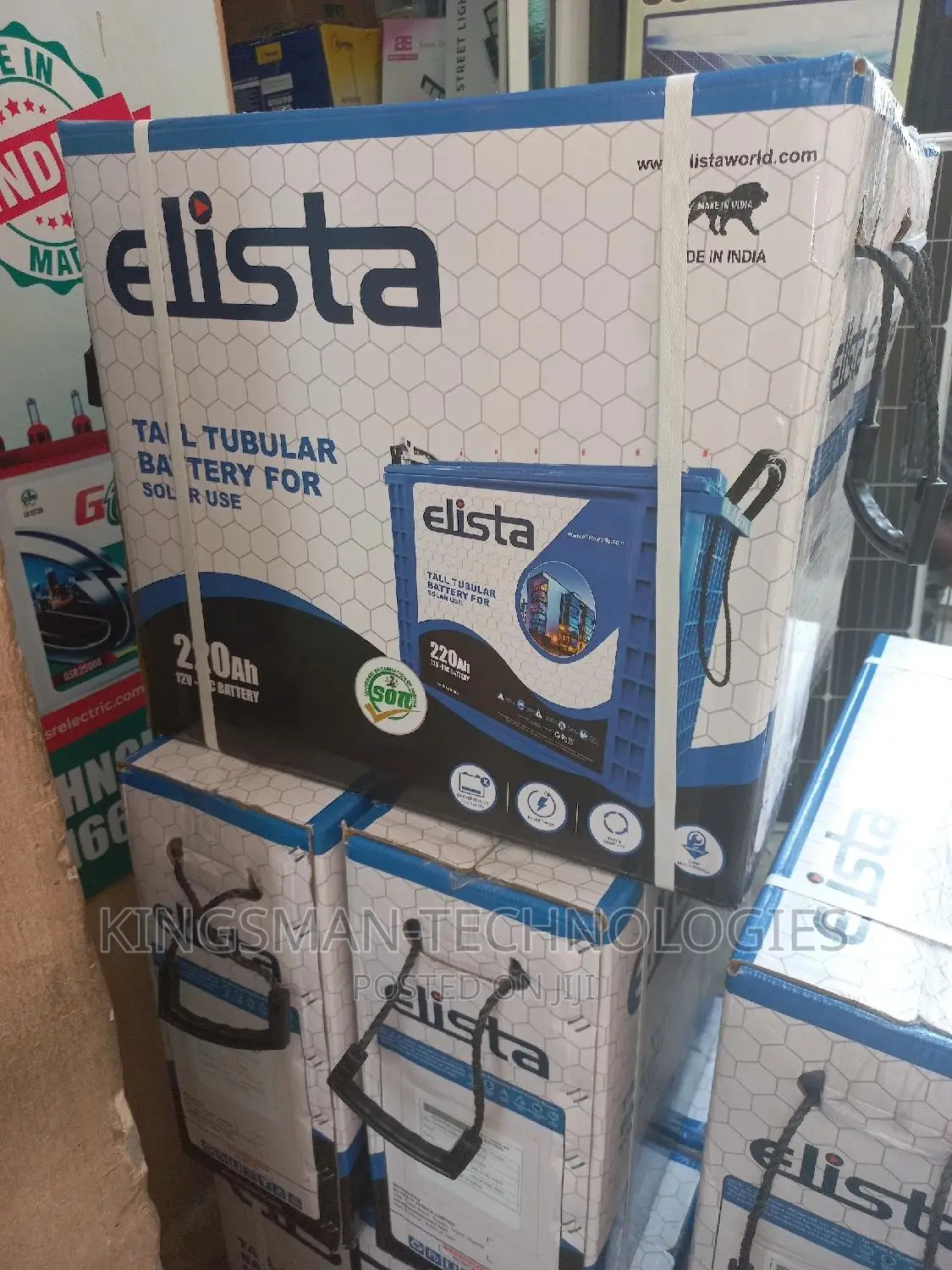 220ah Elista Tubular Battery