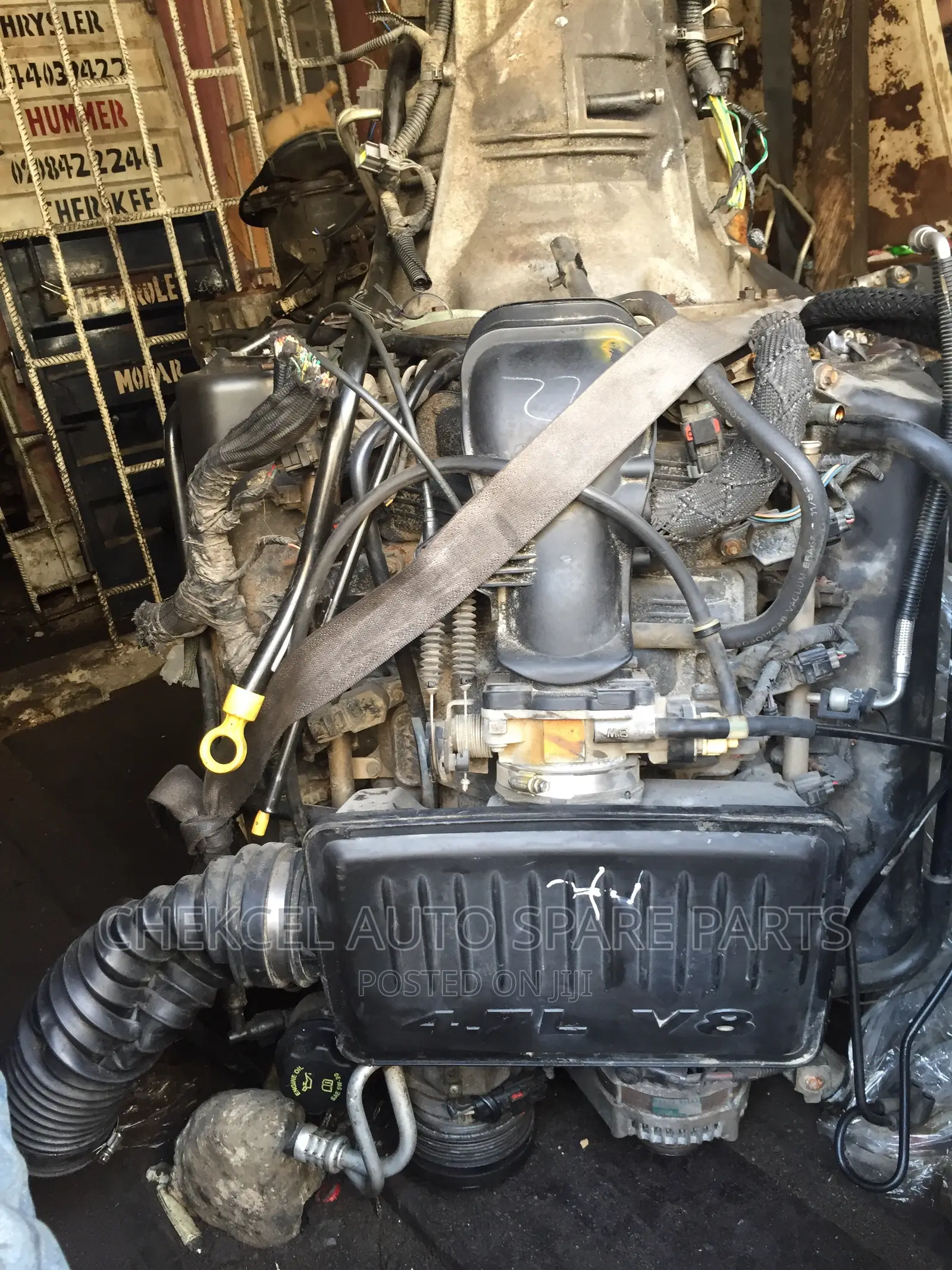 Engine and Gearbox Jeep Cherokee 4.7l