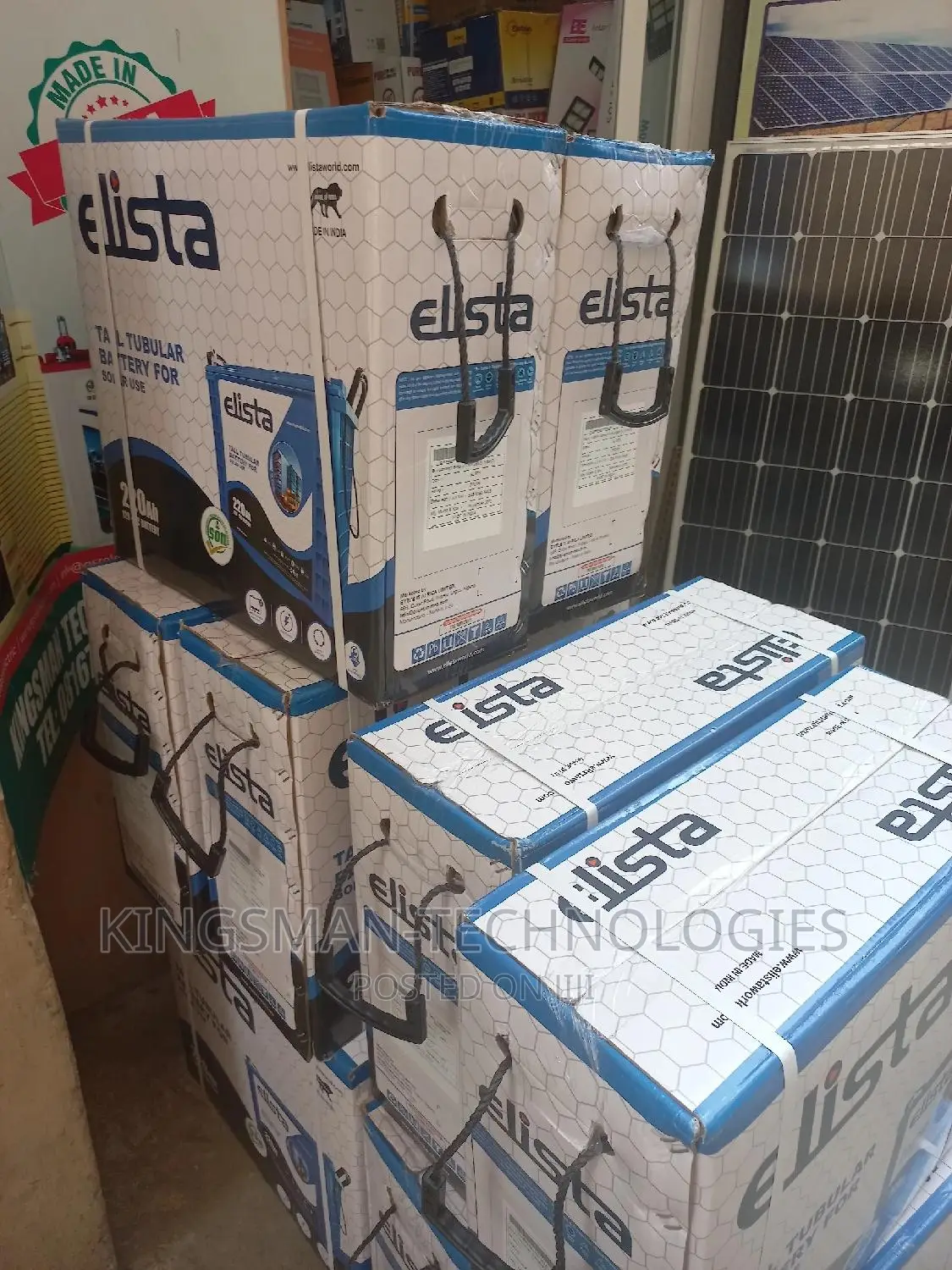 220ah Elista Tubular Battery