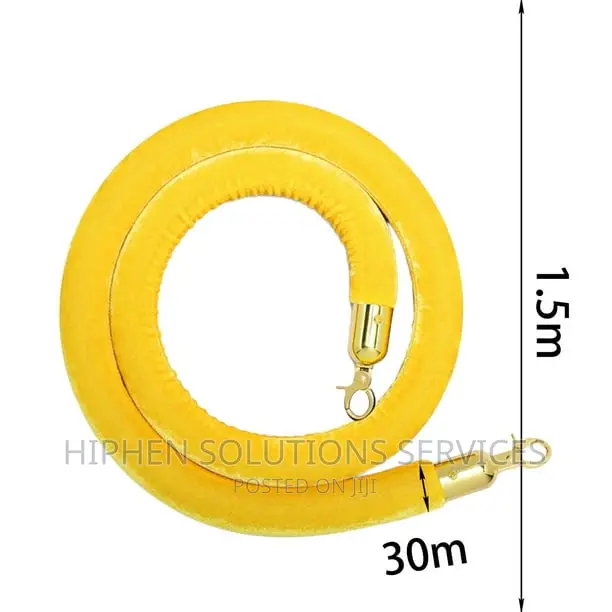 Stanchion Rope Safety Barrier For Wedding/Ticket Offices