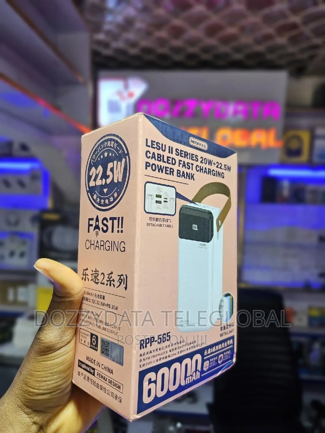 Remax 60000mah Fast Charging 22.5w Powerbank (RRP_565)