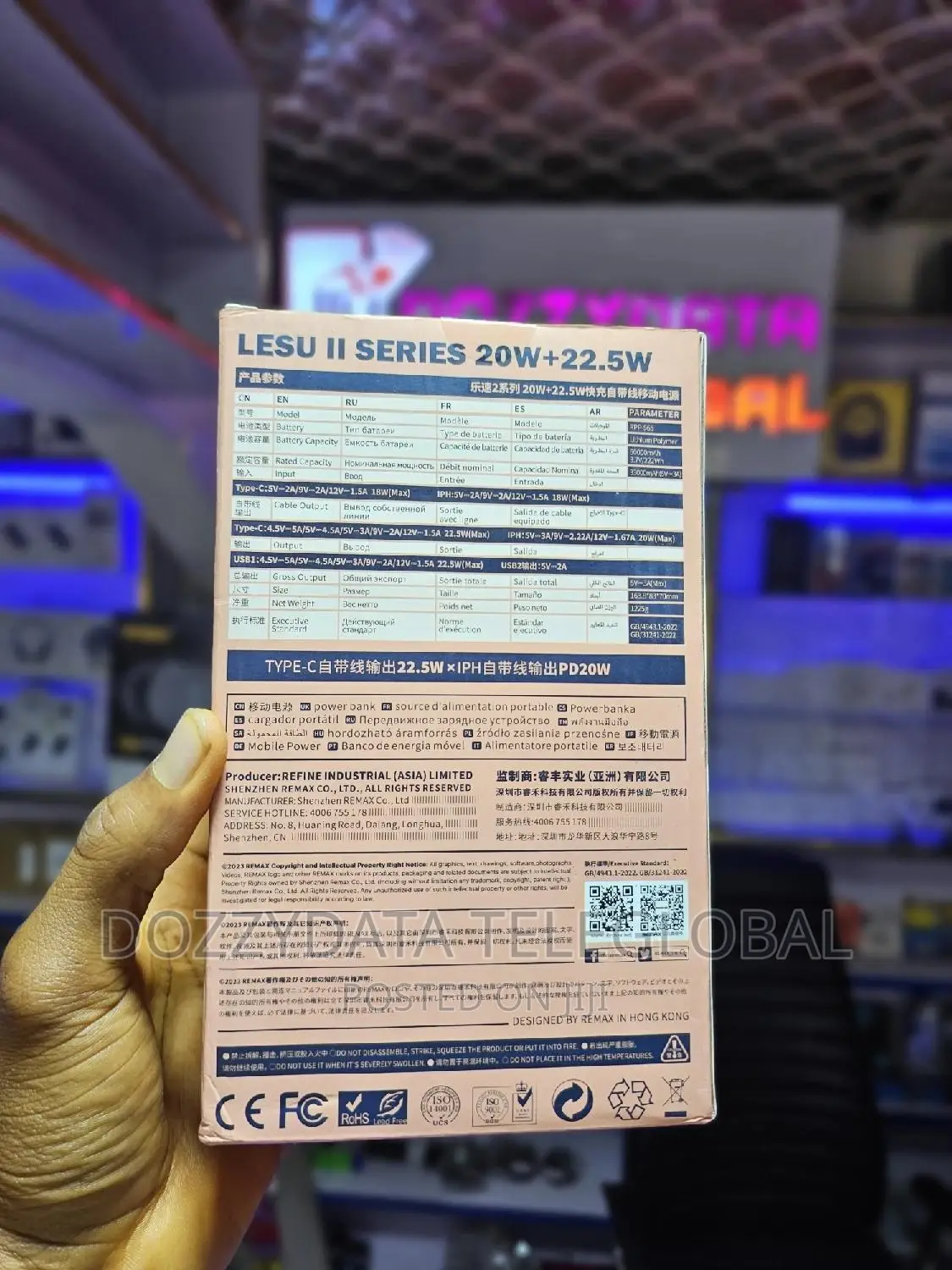 Remax 60000mah Fast Charging 22.5w Powerbank (RRP_565)