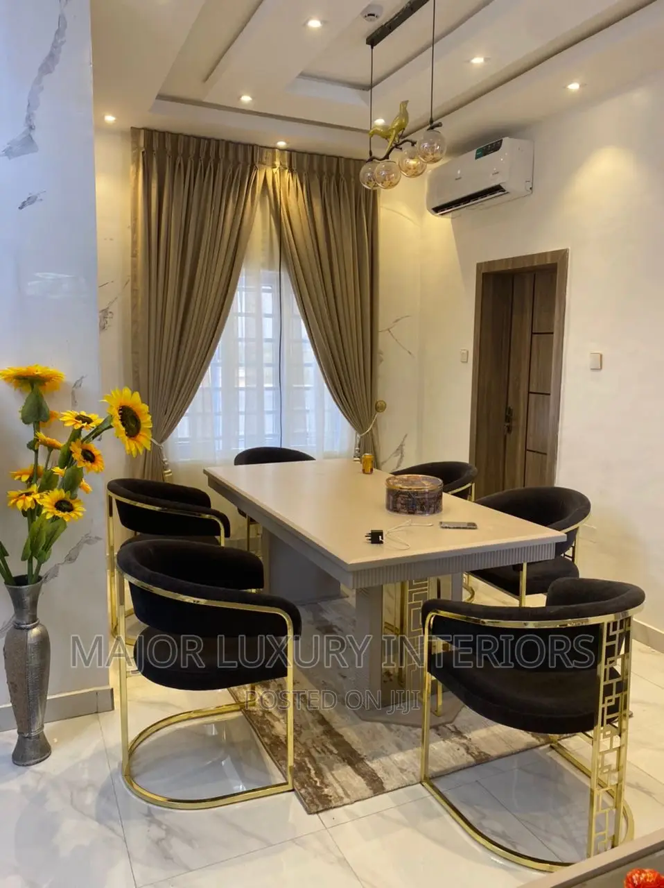 Turkey Pain Curtain With Authomated Pleated Design