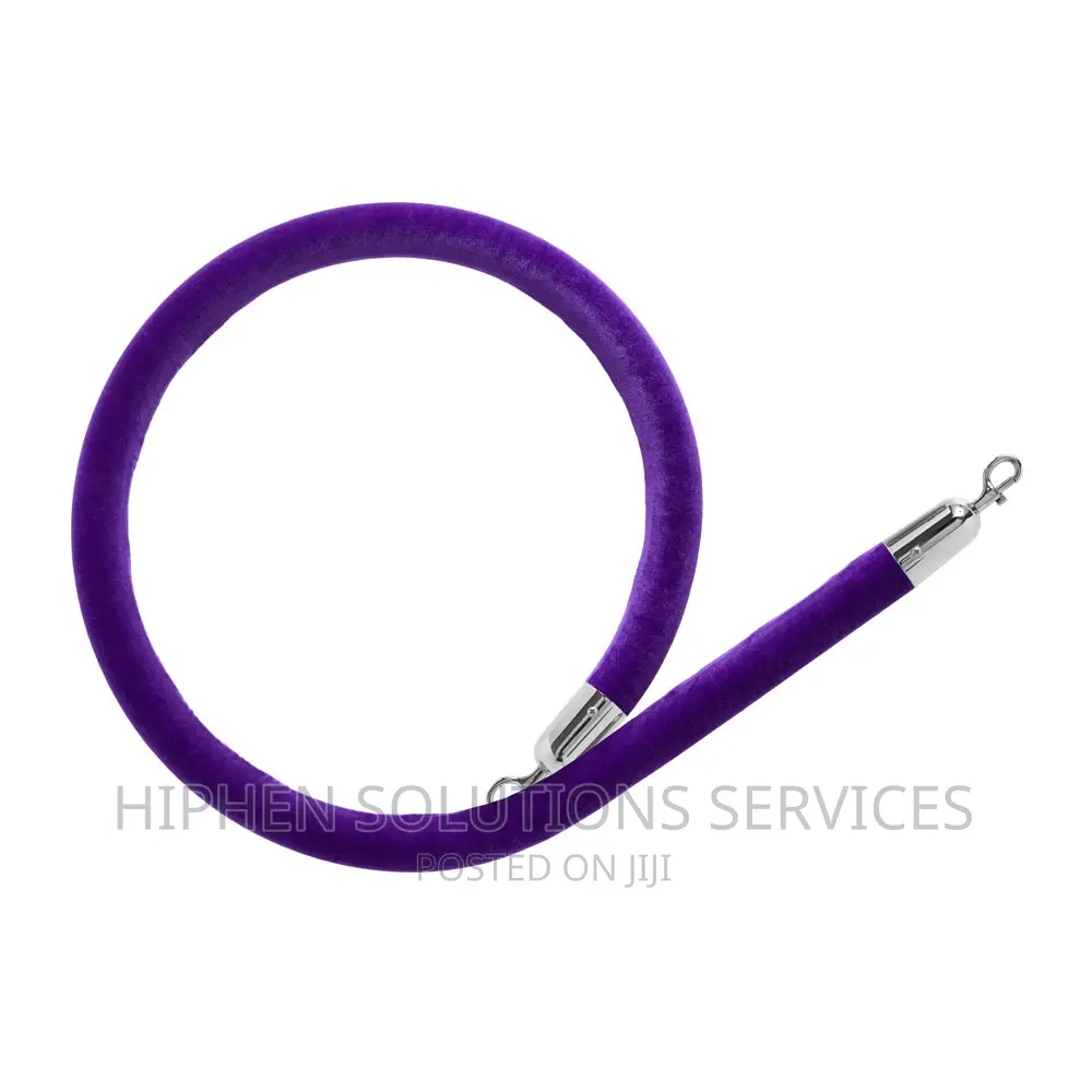 Rope For Barriers With Hooks