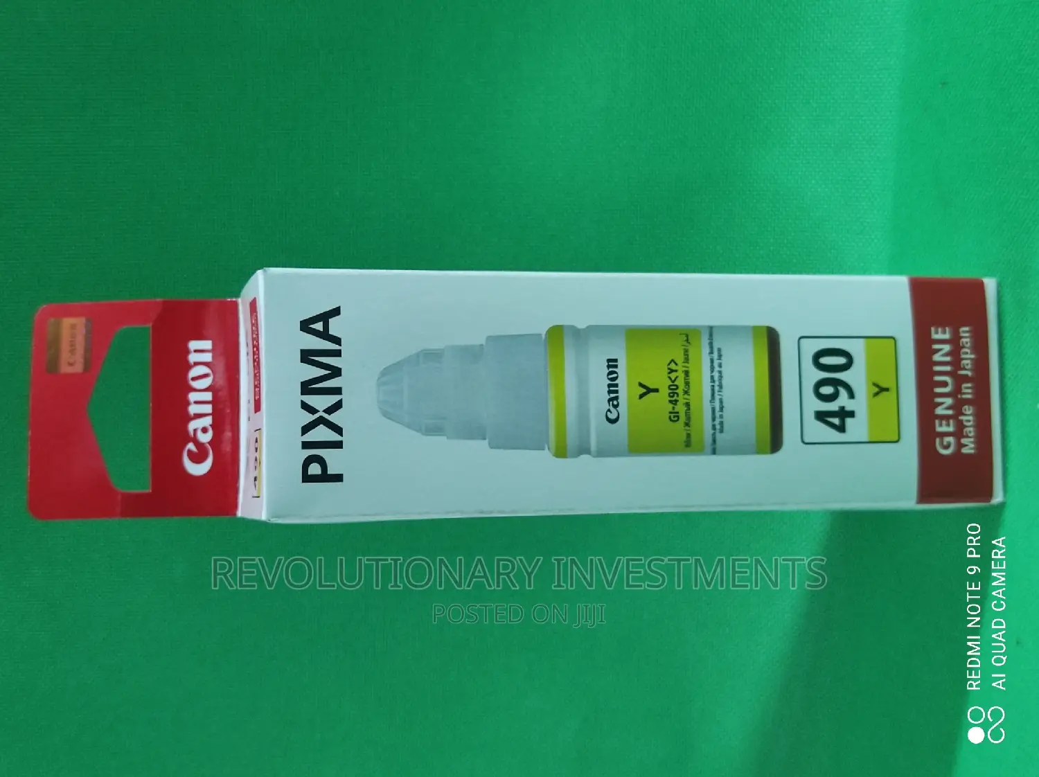 Canon 490 Ink Yellow