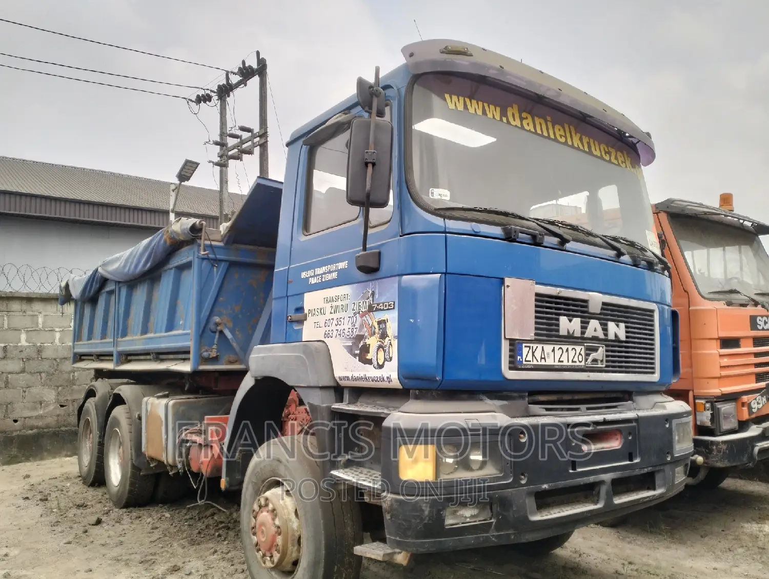 Man Diesel Tipper Truck 2000