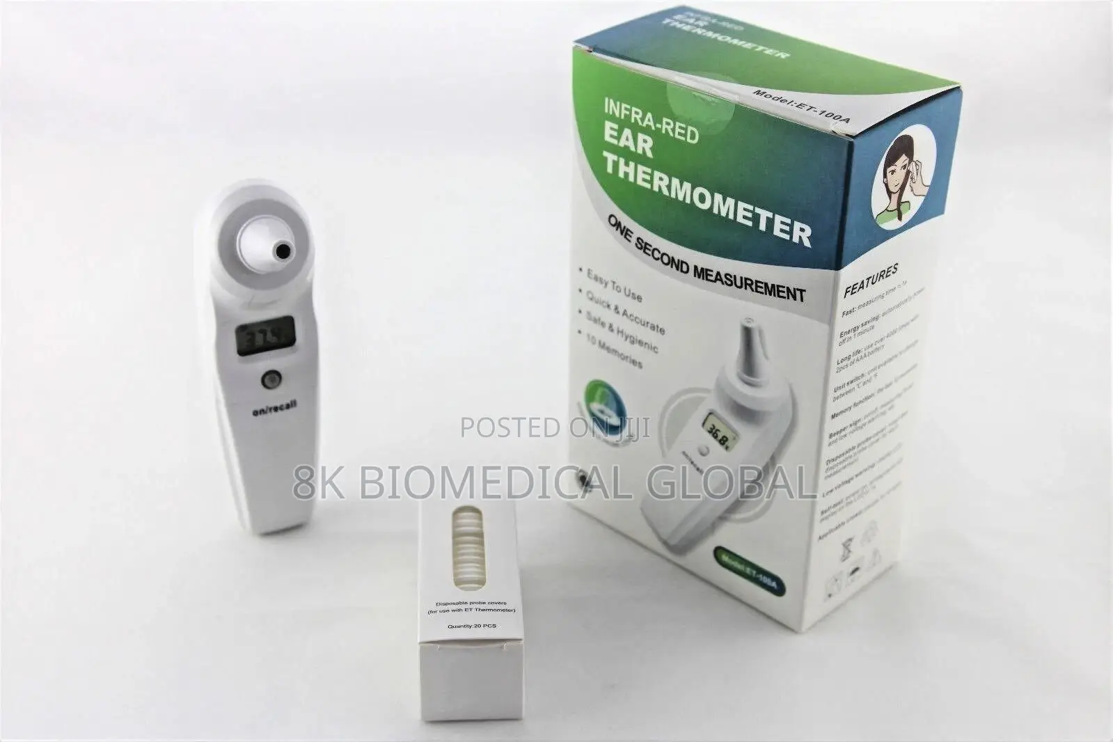 Digital Infrared Ear Thermometer for Adults and Children