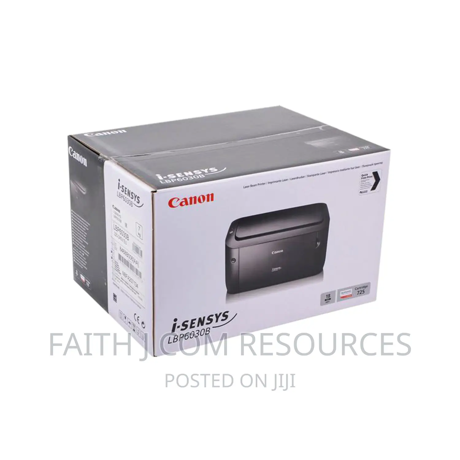 Canon (LBP6030B) I-Sensys A4, A5, B5 Laser Printer