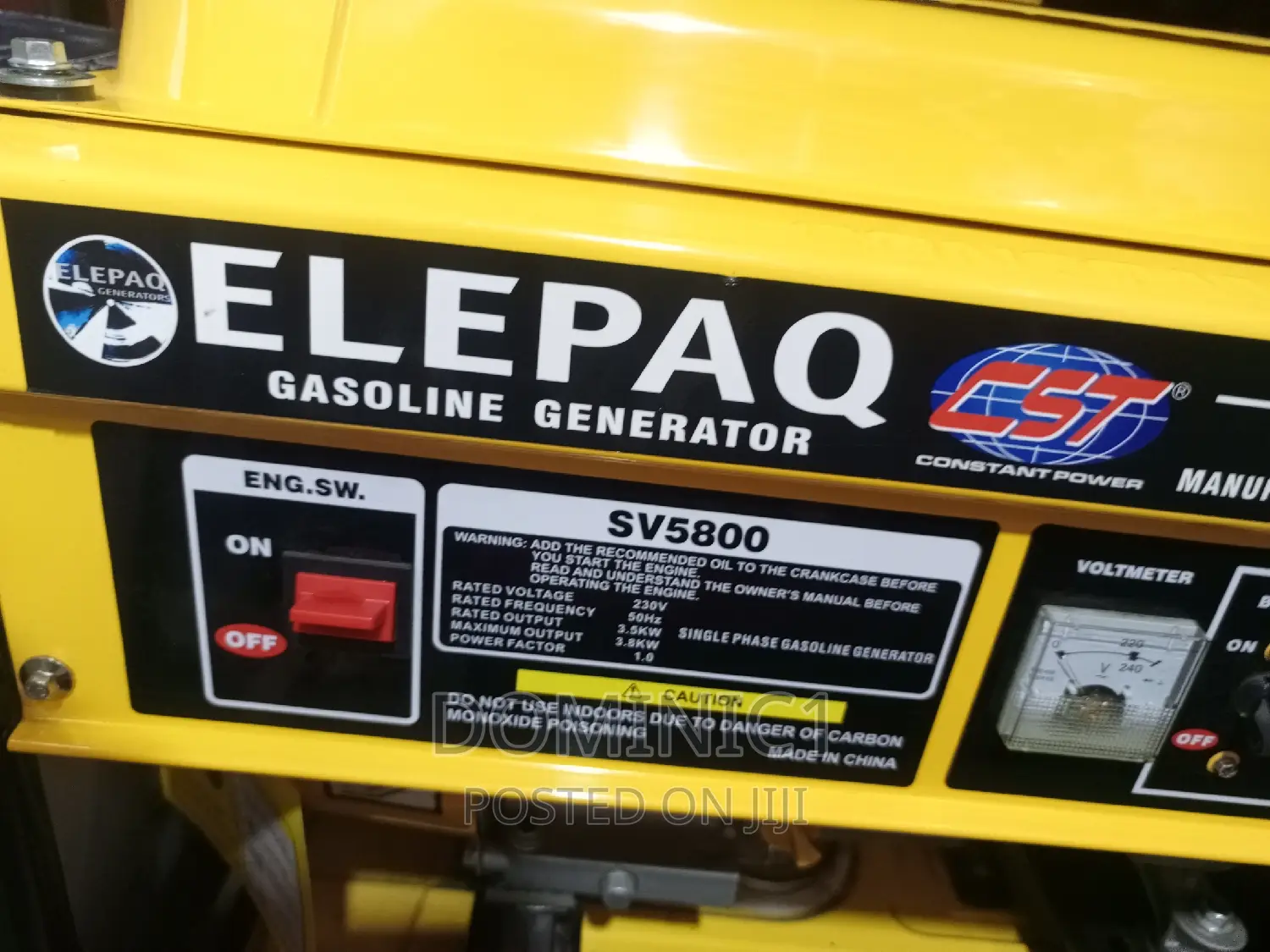 ELEPAQ Generator Sv 5800