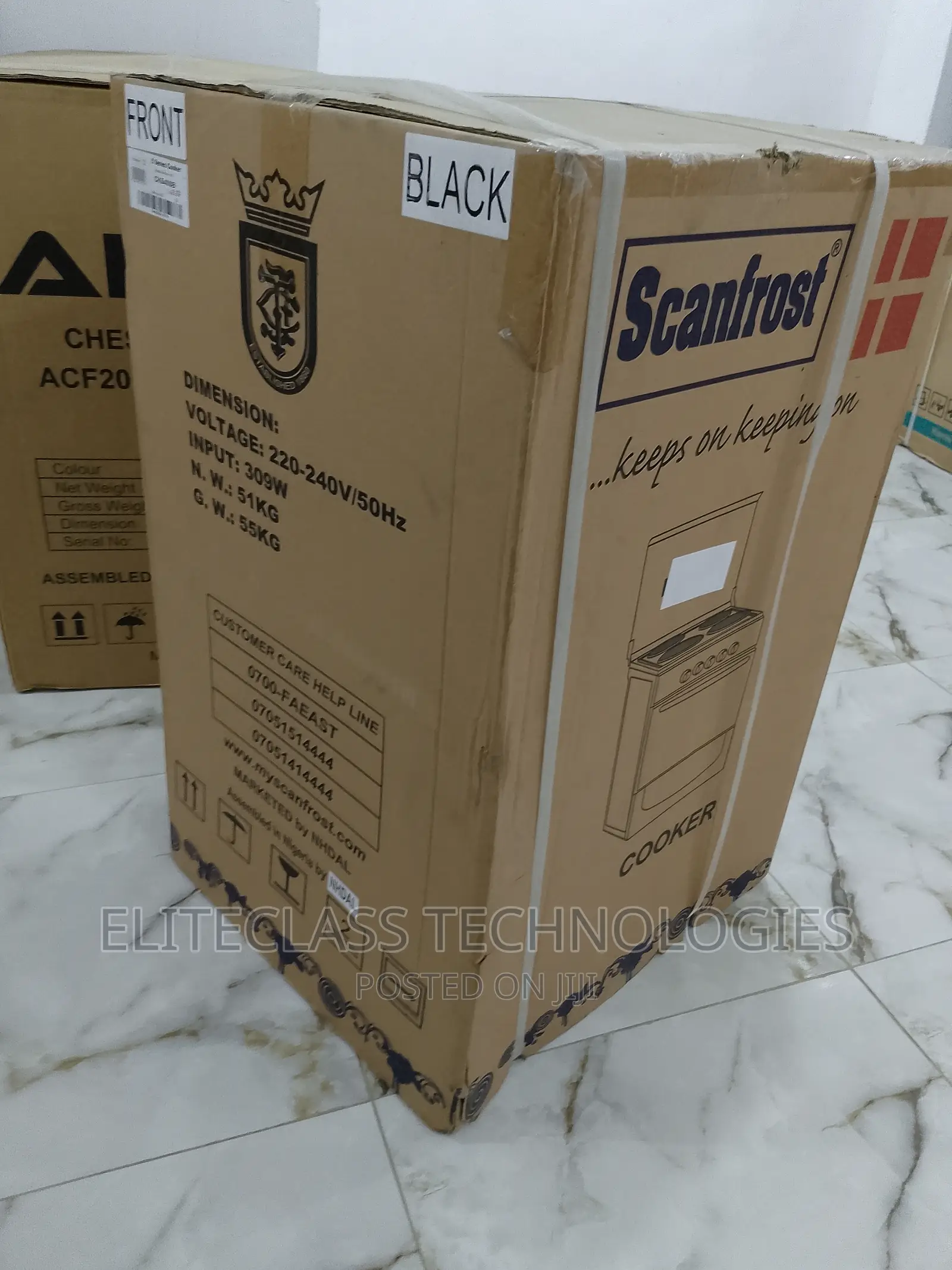 Scanfrost 4 Burner Gas Cooker (CK-5400)