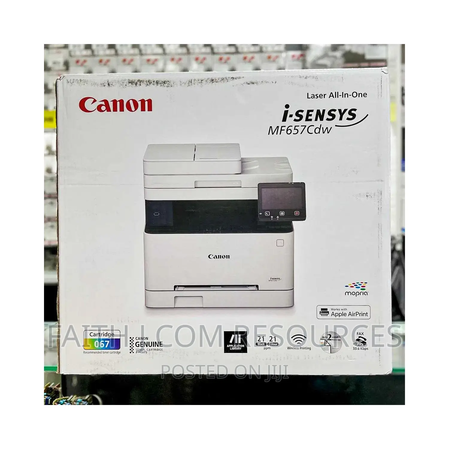 Canon (MF657CDW) I-Sensys All-in-One Laser Printer