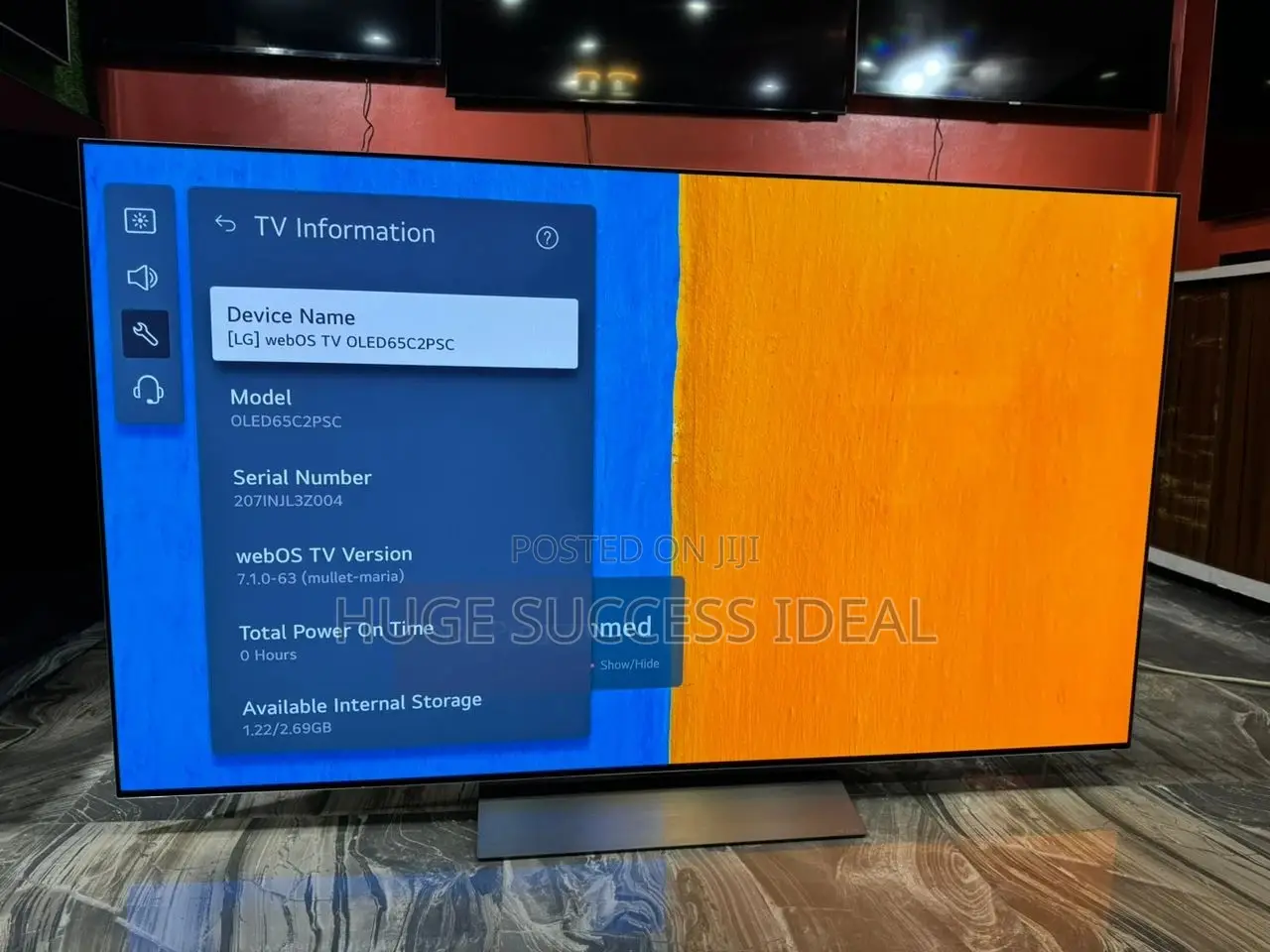 LG C2 65" Evo Gallery Edition Ultra HD Smart LED TV