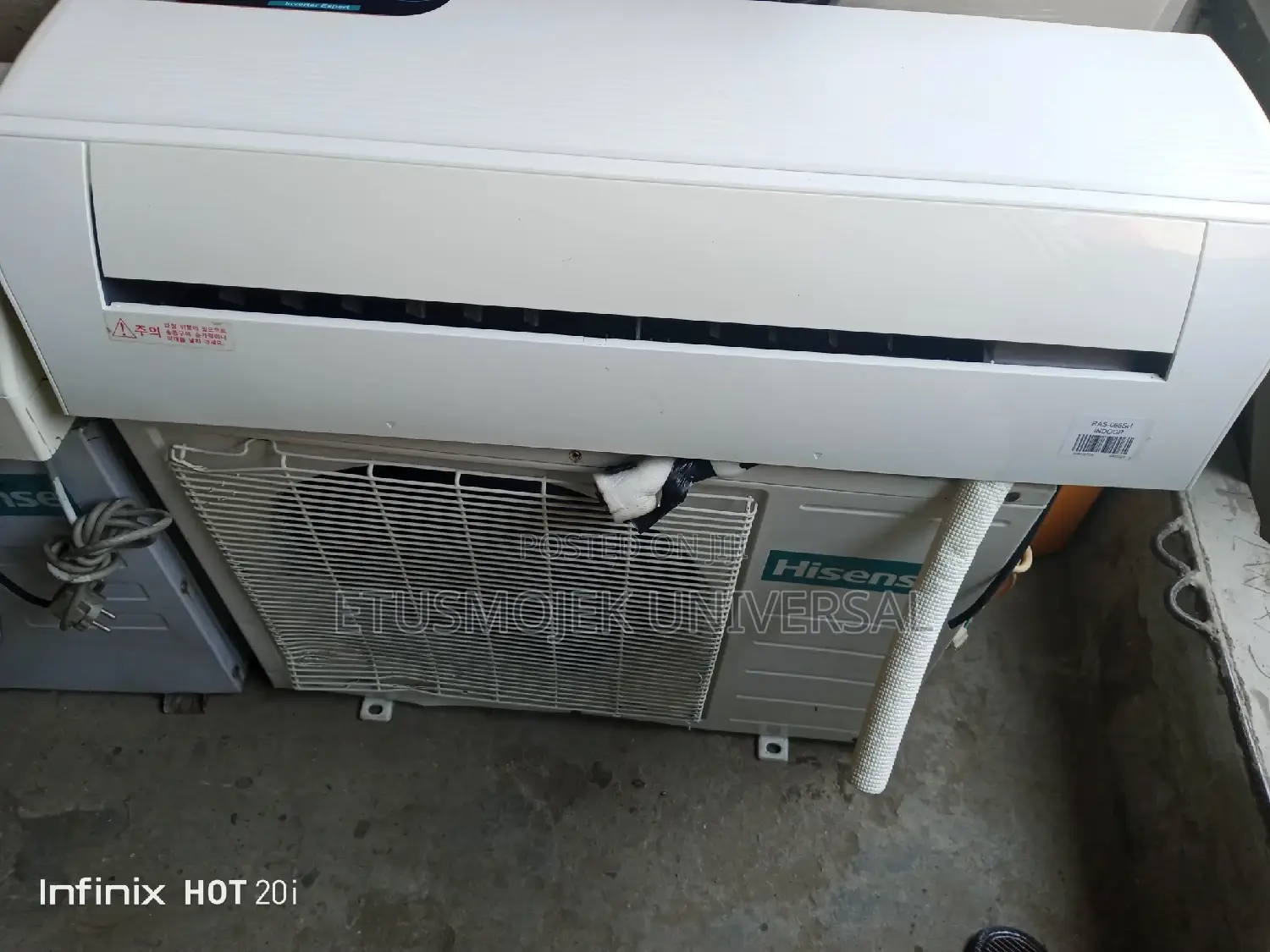 UK Used Hisense Inverter Air Conditioner 1.5hp