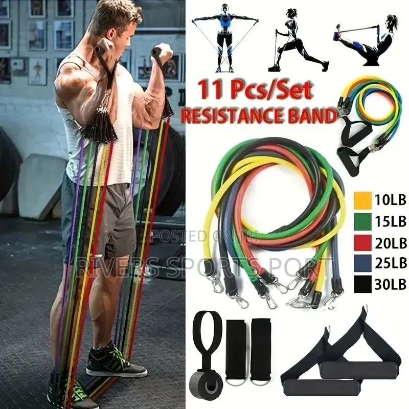 11in1 Power Resistance Band/Rope Home Gym Extreme Exerciser
