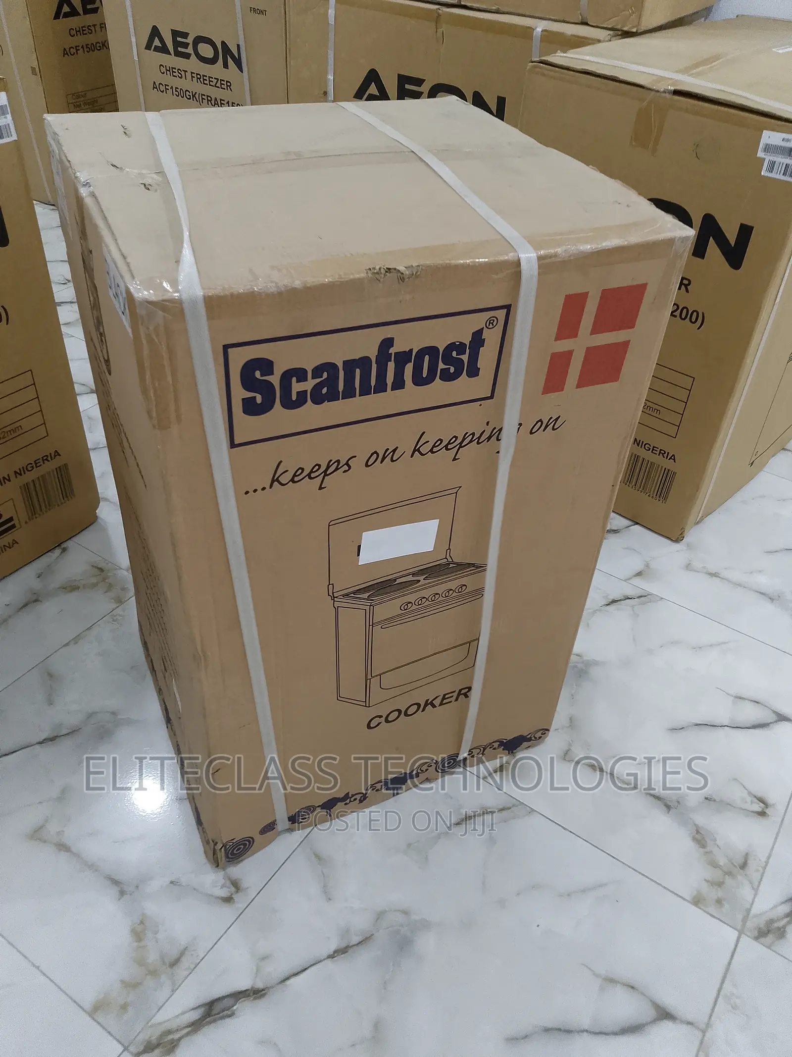 Scanfrost Standard 4 Burner Gas Cooker (CK-5400)