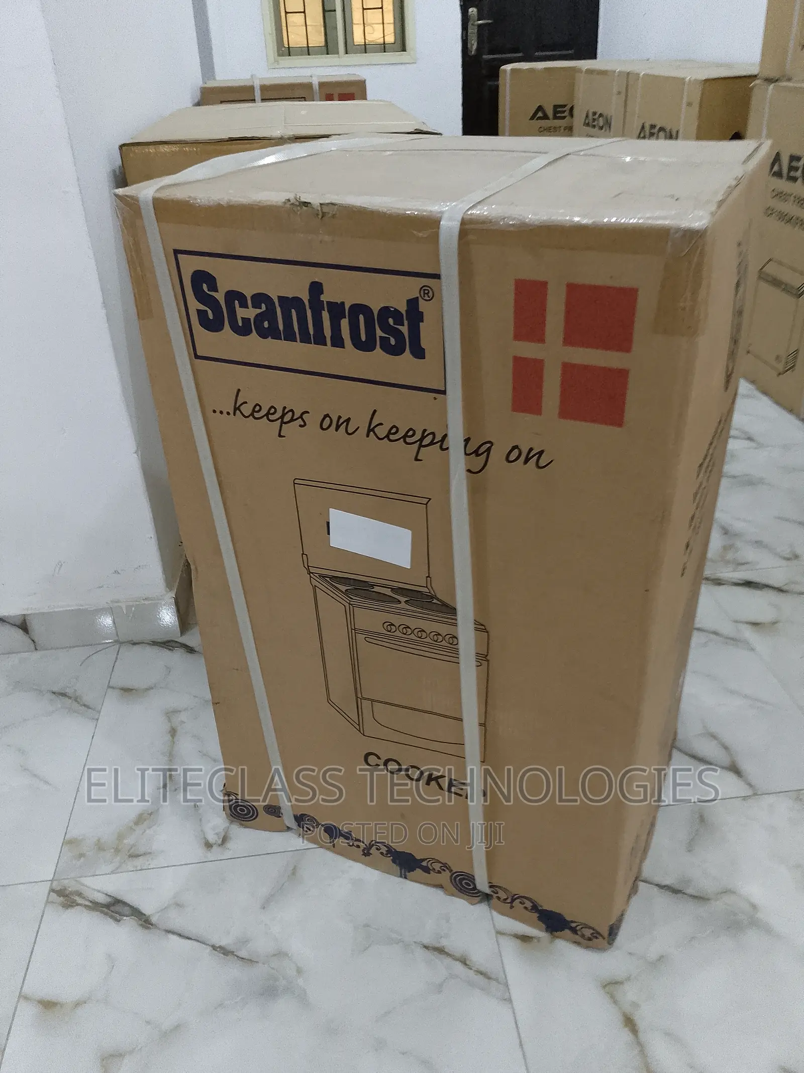 Scanfrost 4 Burner Gas Cooker CK 5400-Stylish Design