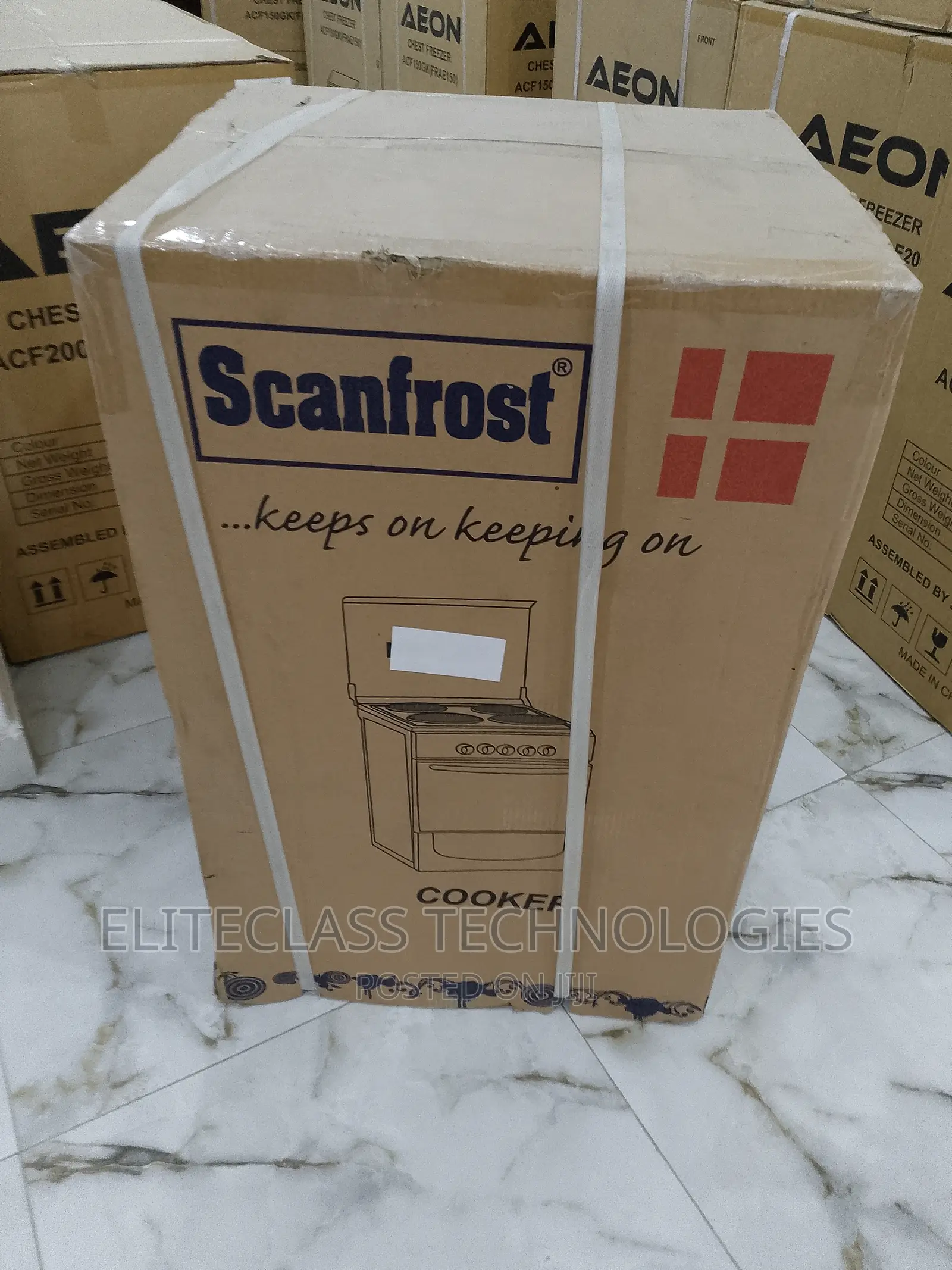 Scanfrost (4 Burner) Gas Cooker CK-5400