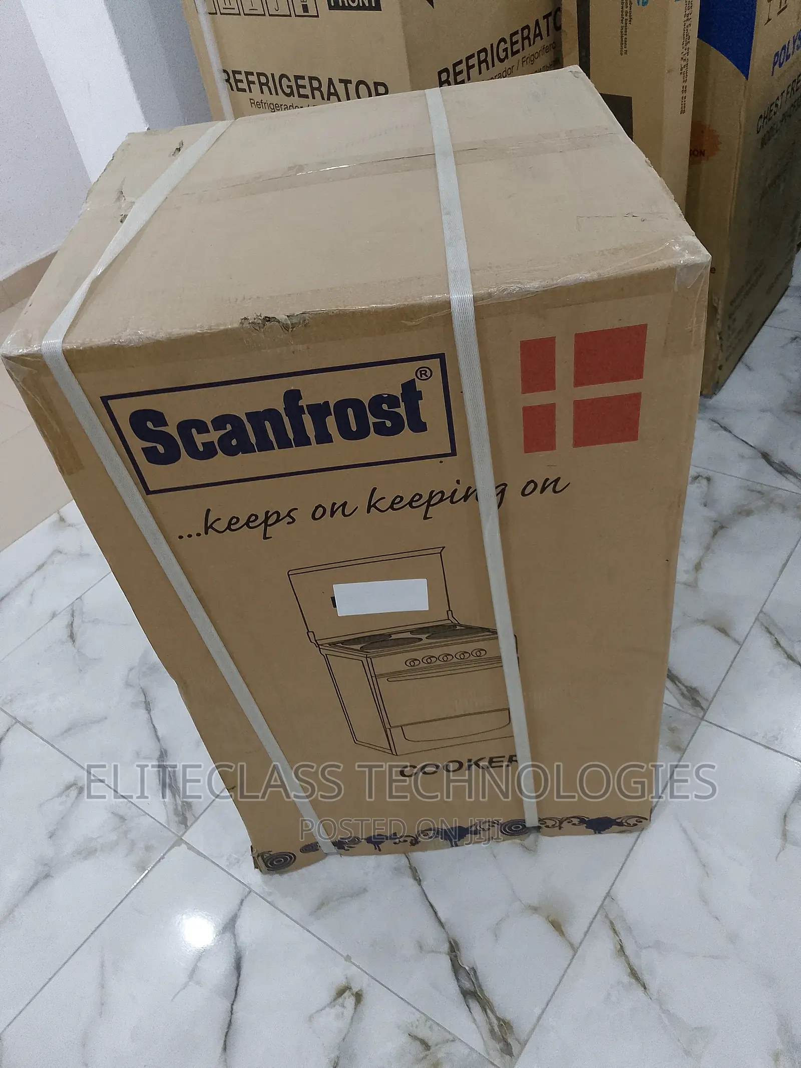 Scanfrost 4 Burner Gas Cooker With Grill Function CK 5400