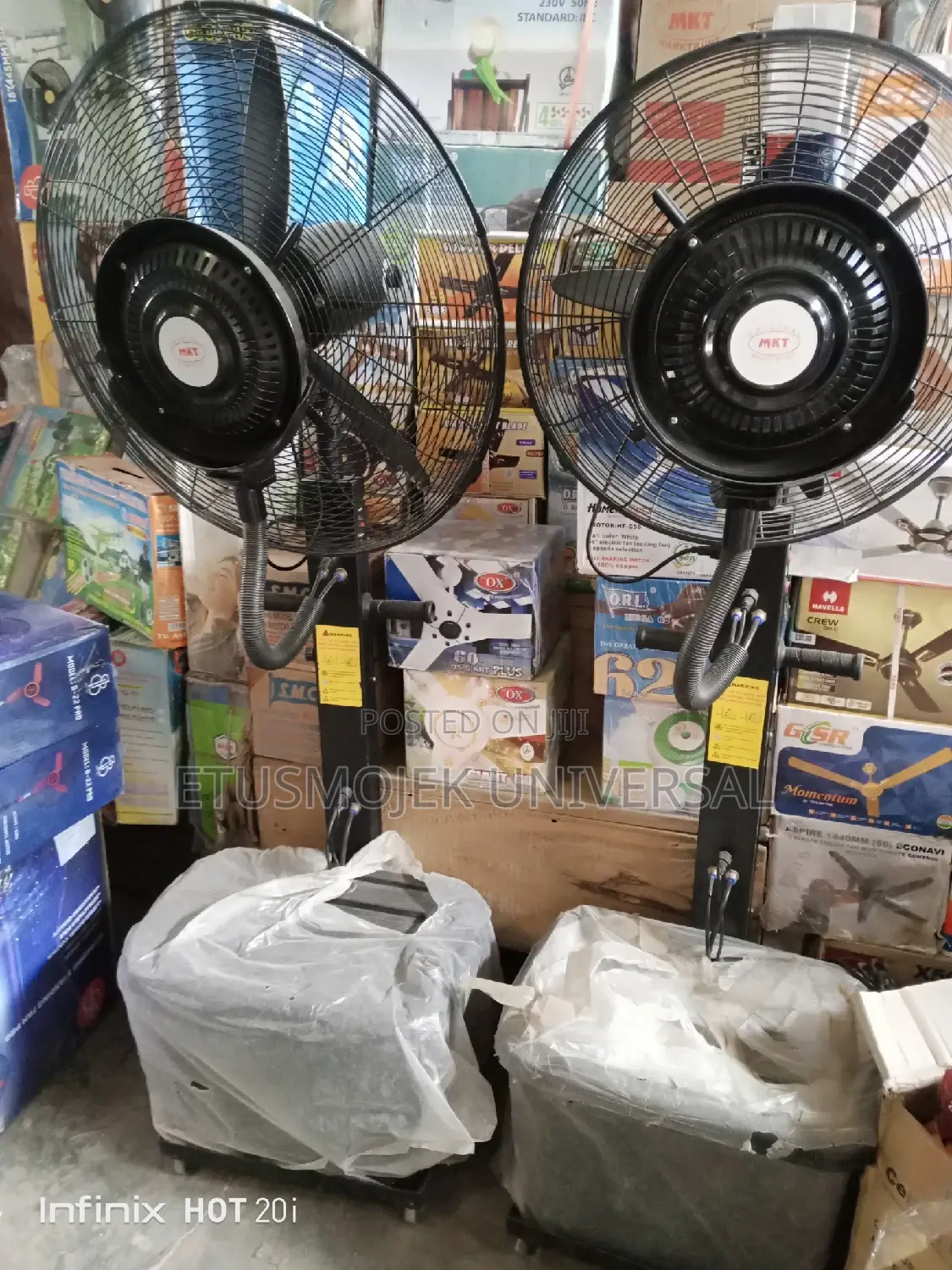 2ways Industrial Midst Water Fan 26inches