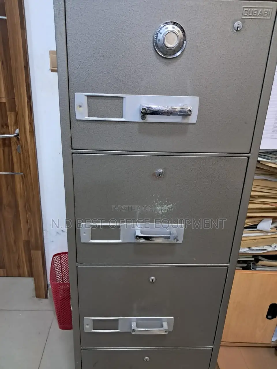 Four Drawings Fireproof Safe Cabinets