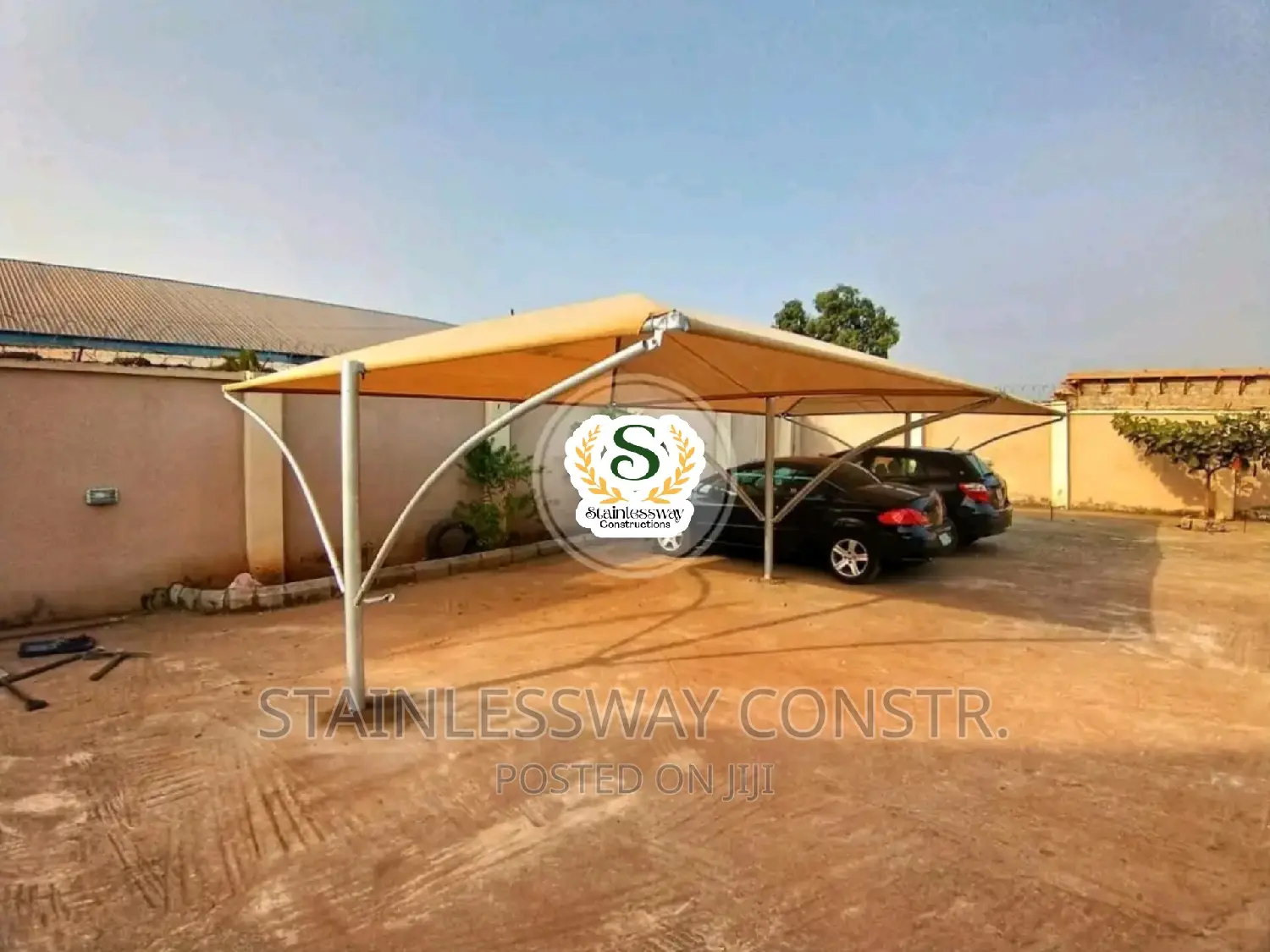 Carport Yellow Roof