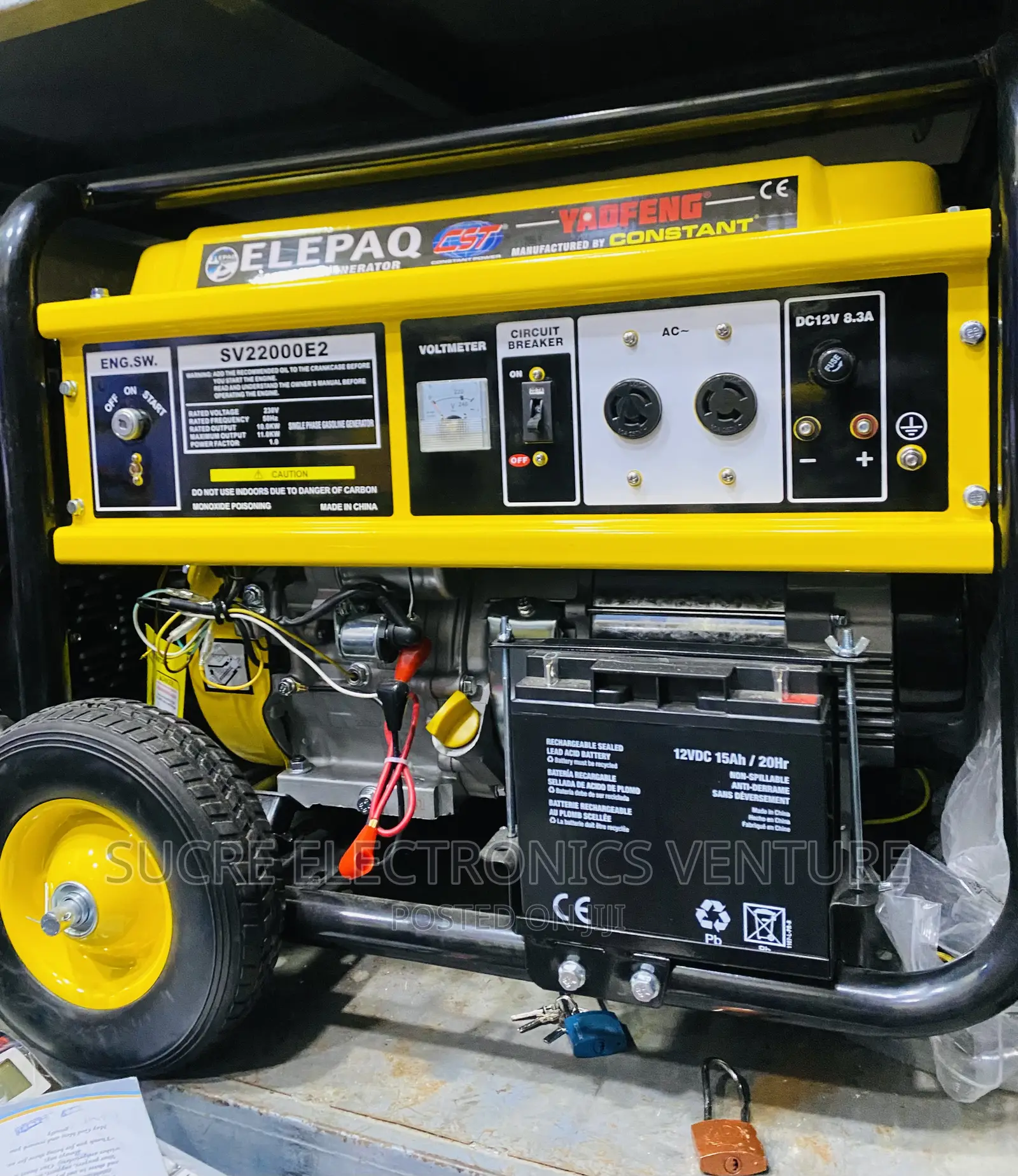 10kva Elepaq Petrol Generator With Warranty