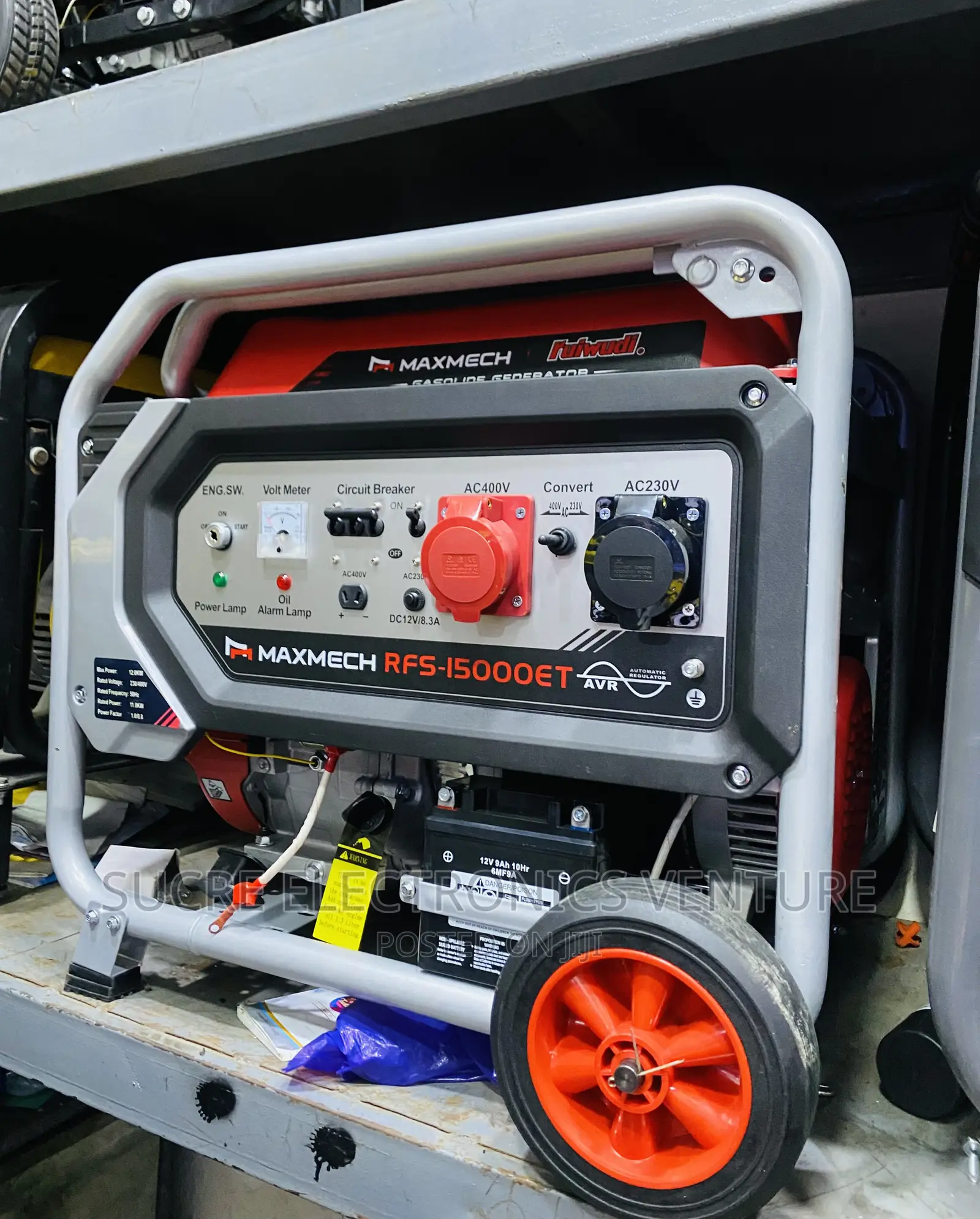 Maxmech Rfs15000et Petrol Generator 12kva