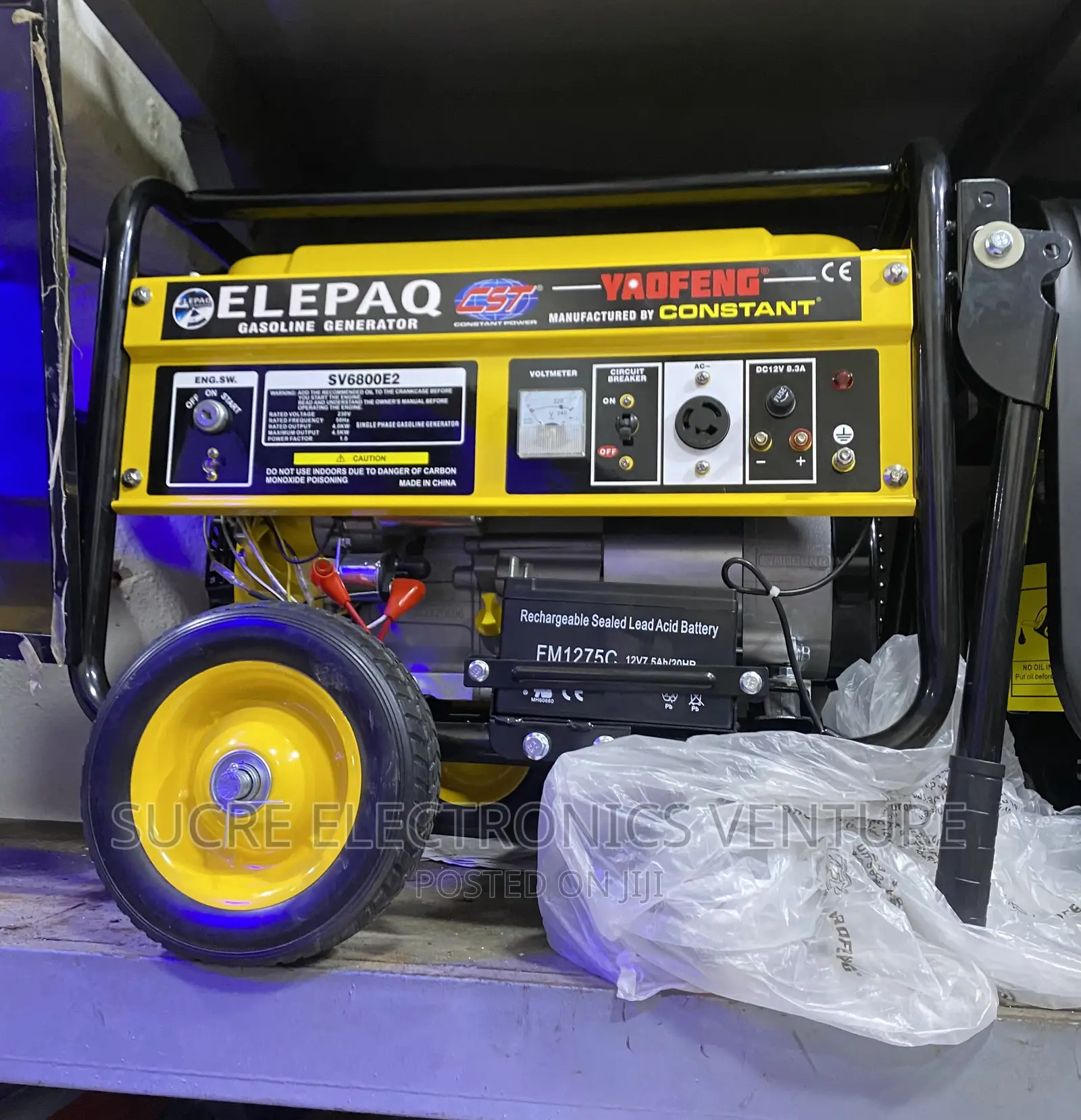 Elepaq 4.5kva Petrol Generator