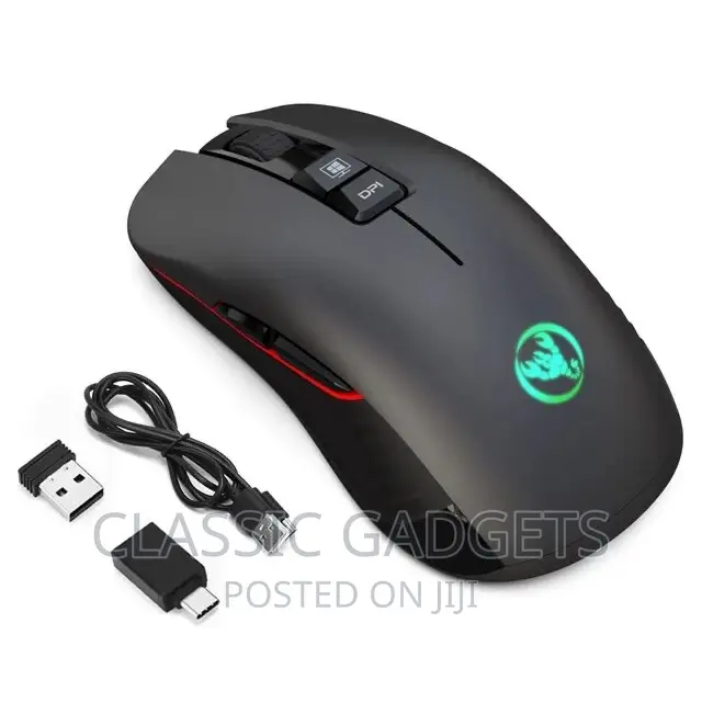 Rechargeable USB Wireless Gaming Mouse for Desktop Laptop