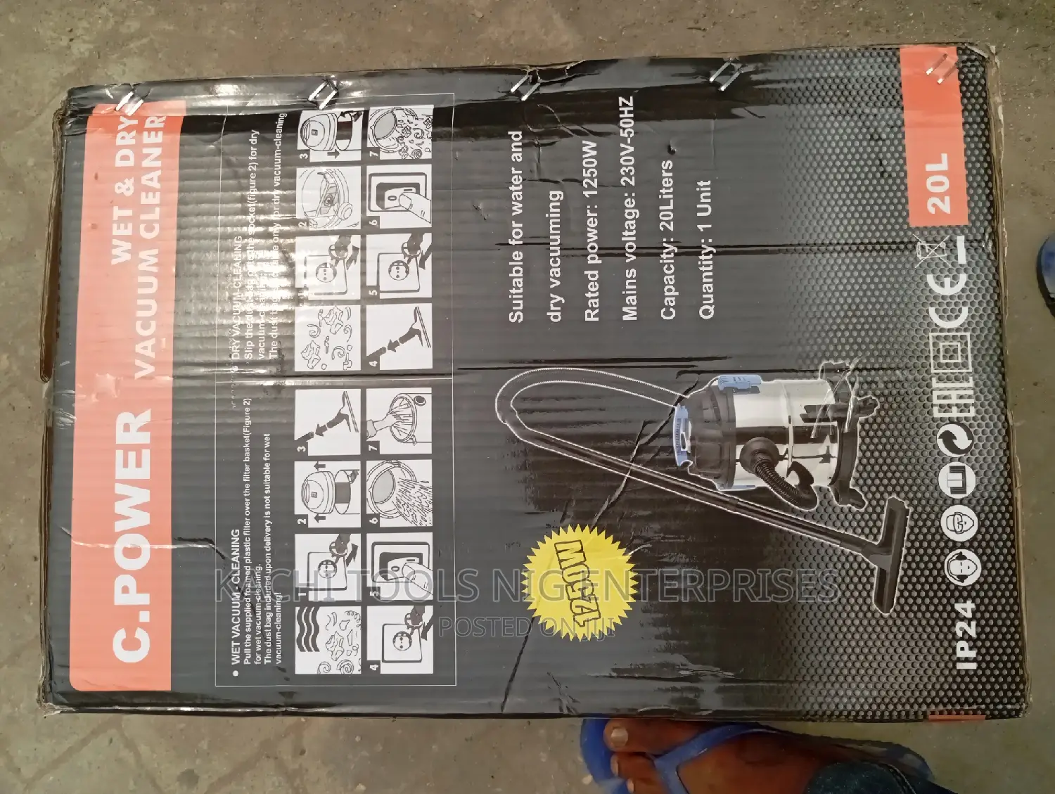 C Power 20 Liters Vacuum Cleaner Machine