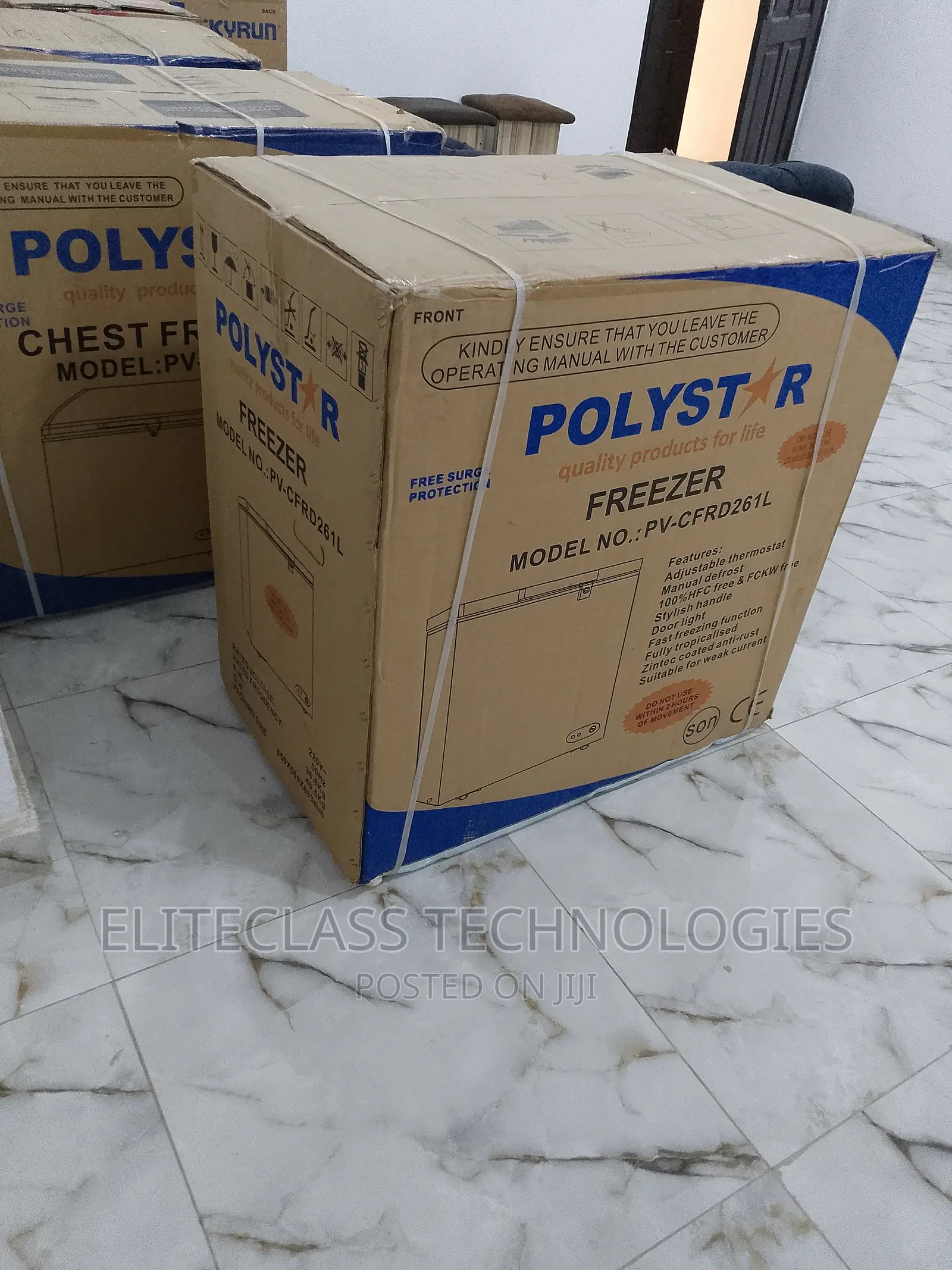 Polystar Chest Freezer - Pv-Cfrd261l - 261 Litres