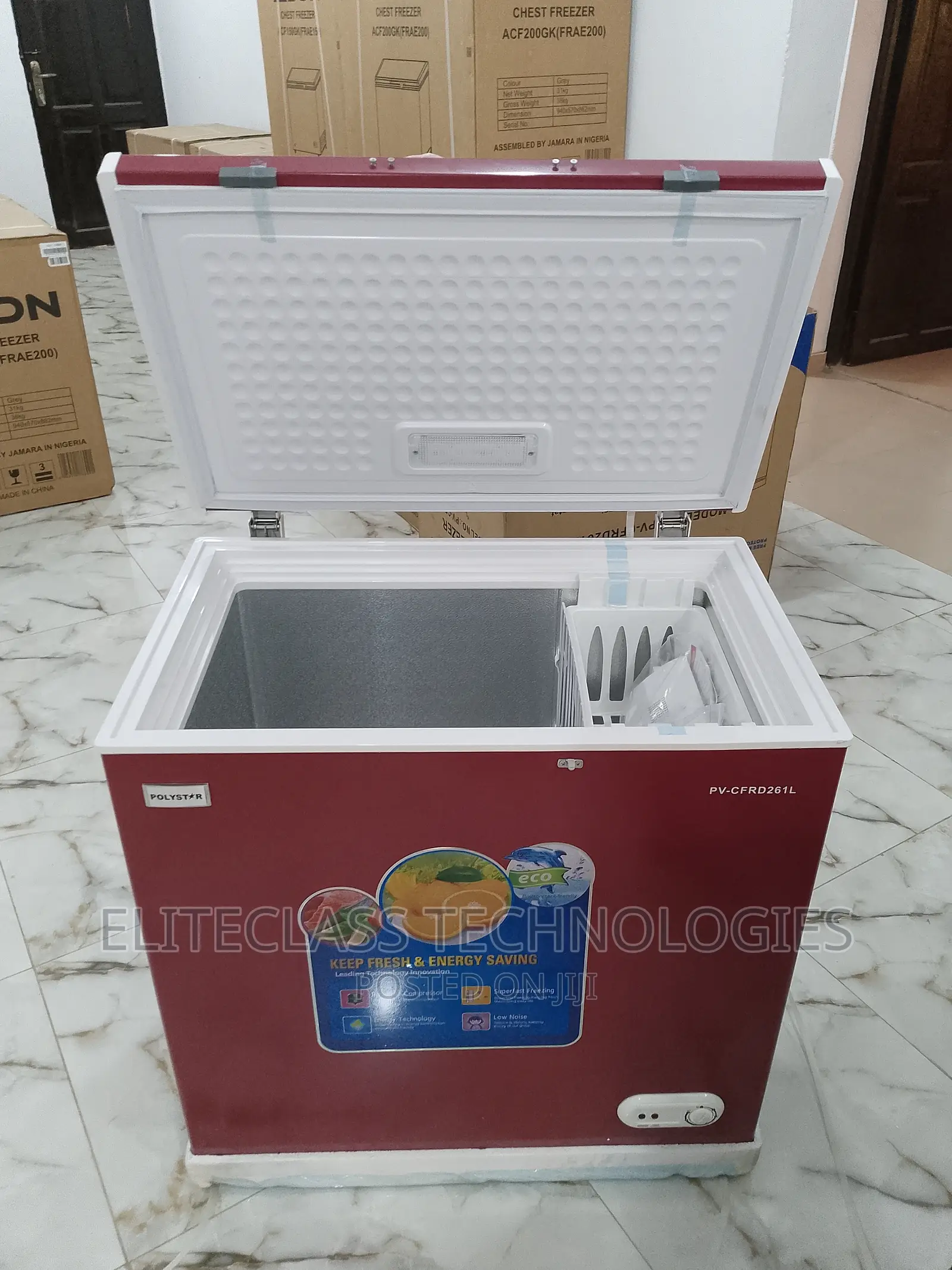 Polystar Chest Freezer - Pv-Cfrd261l - (261 Litres)