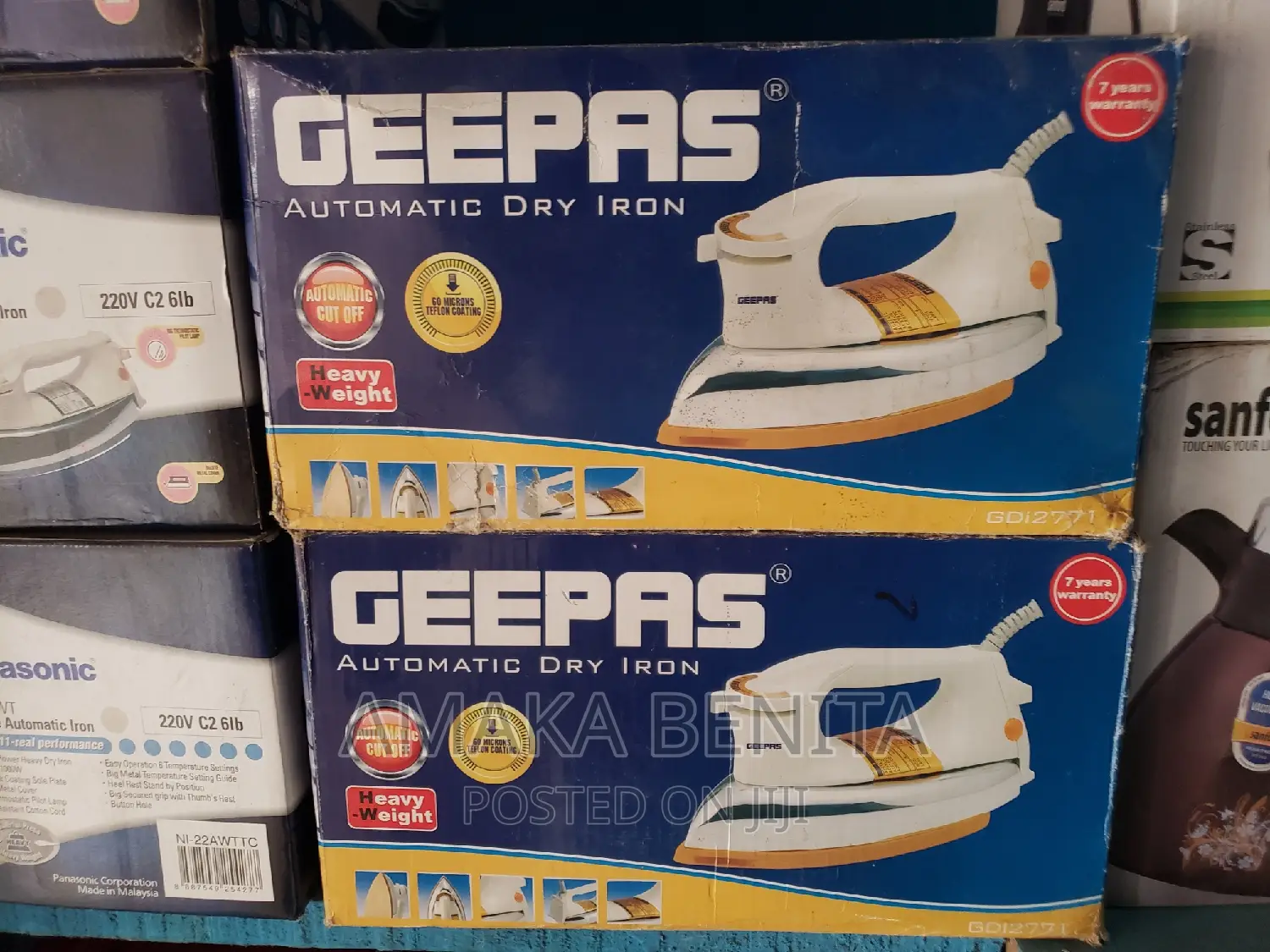 Geepas Heavy Weight Dry Iron