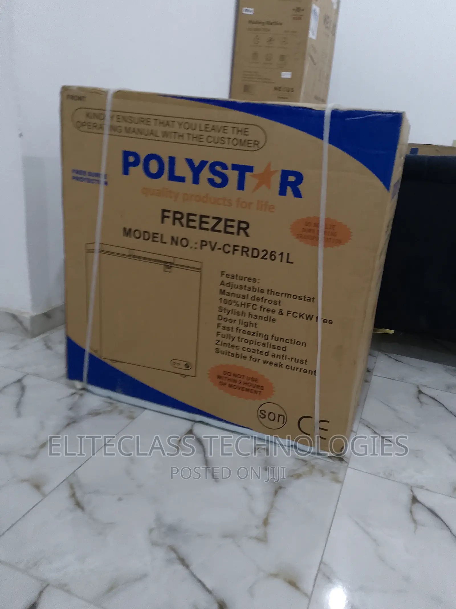 Polystar Food Storing Chest Freezer - Pv-Cfrd261l - 261L