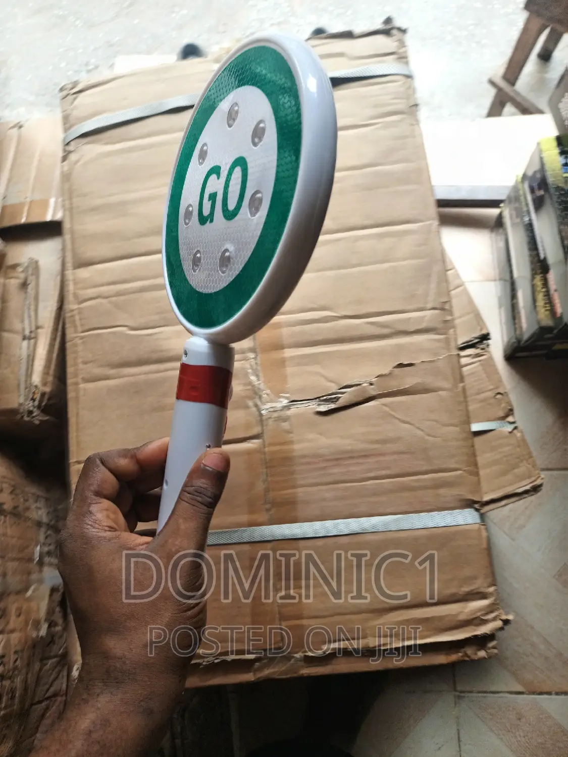 Traffic Safety Sign With Light
