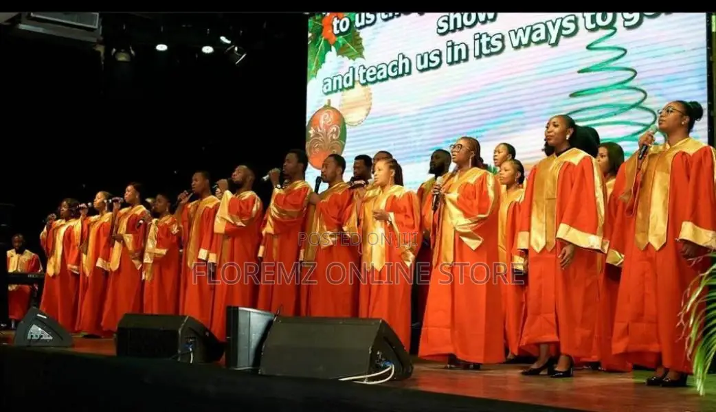 Red / Gold Choir Robes Bulk Rental