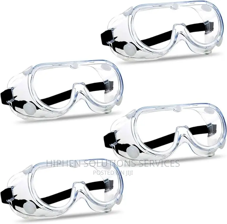 Unisex Plastic Eye Protection Safety Goggles