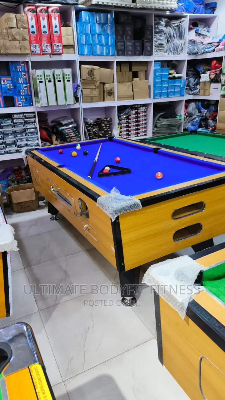 Brand New 8ft Local Marble Top With Coin Snooker Pool Table