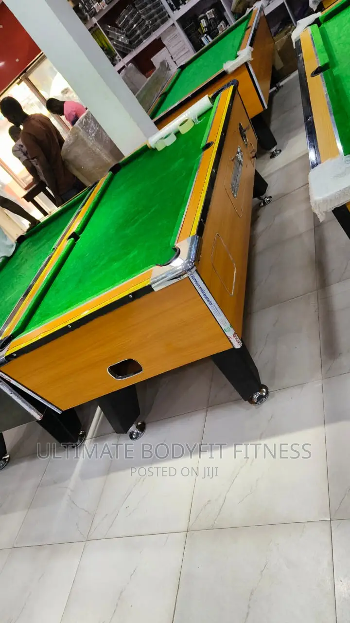 Brand New 8ft Local Marble Top With Coin Snooker Pool Table