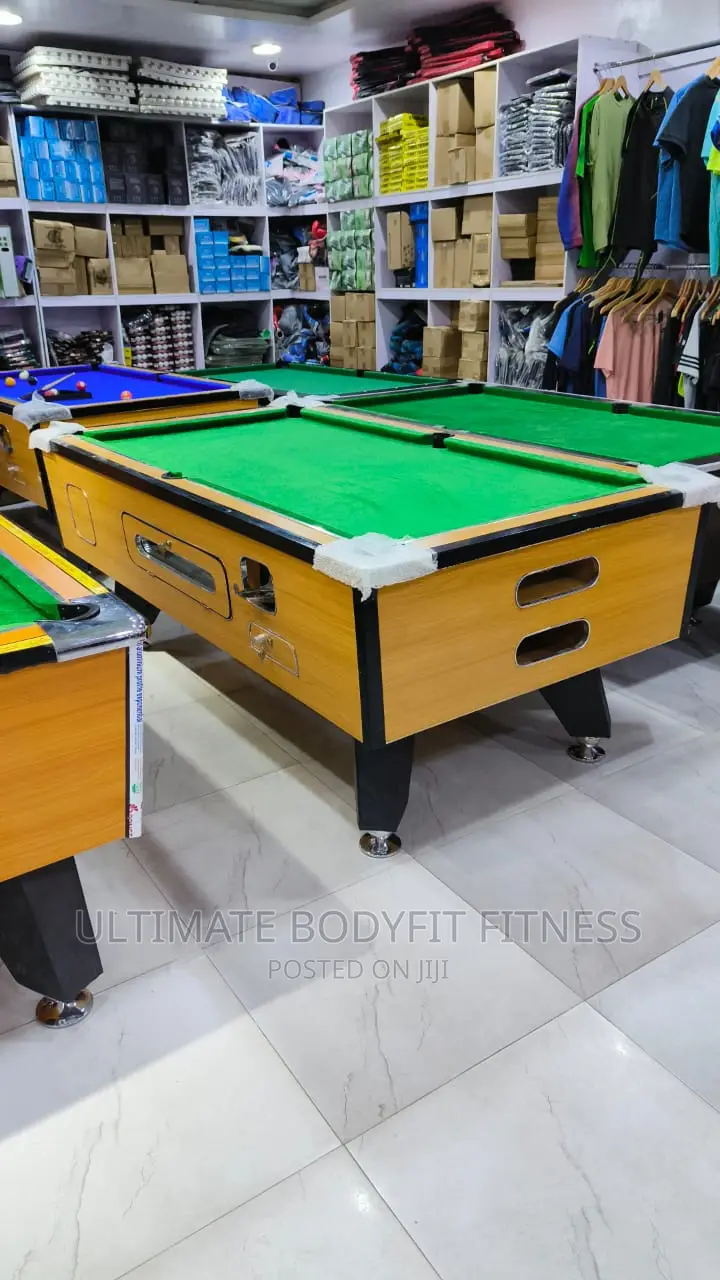 Brand New 8ft Local Marble Top With Coin Snooker Pool Table