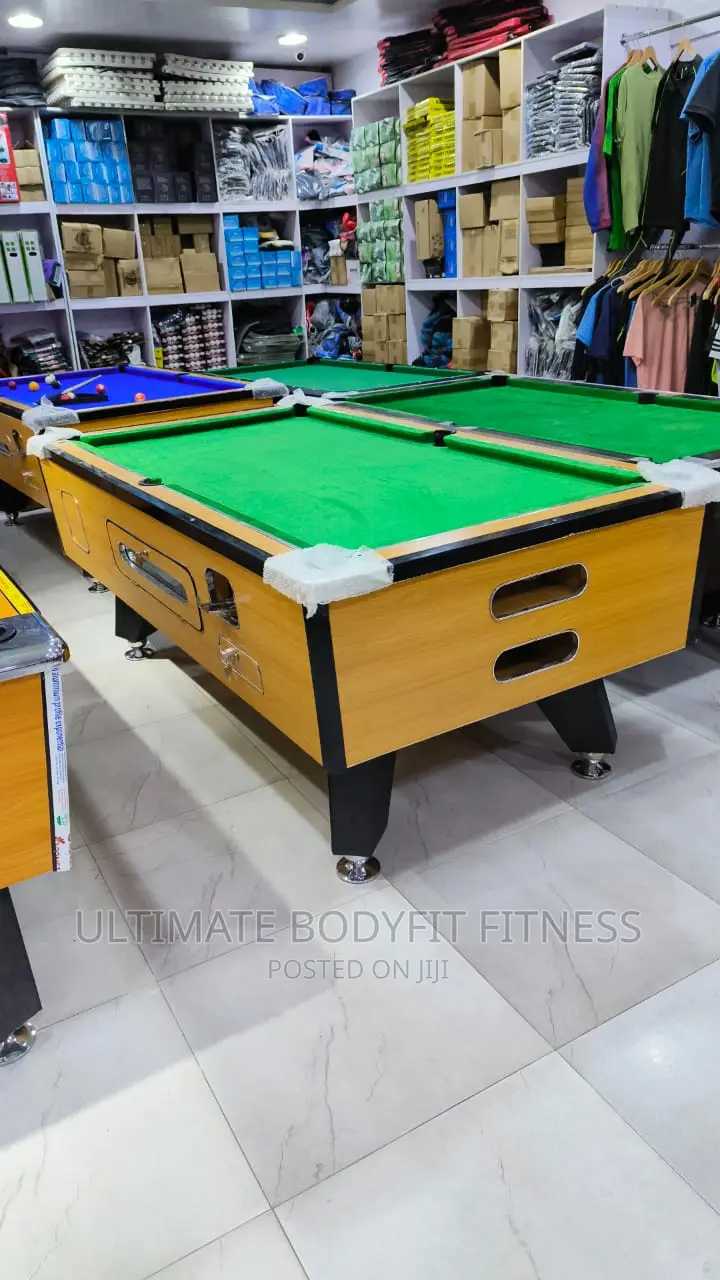 Brand New 8ft Local Marble Top With Coin Snooker Pool Table