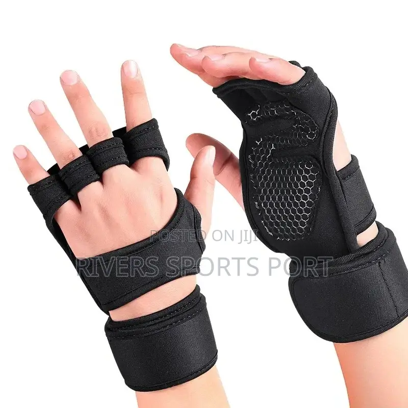 Non-Slip Gym / Weight Lifting Gloves. Palm Protector Gloves