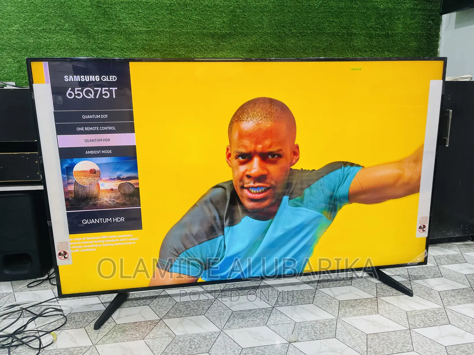 Samsung Q75t 65" Class HDR Smart Qled Tv 2020 Model