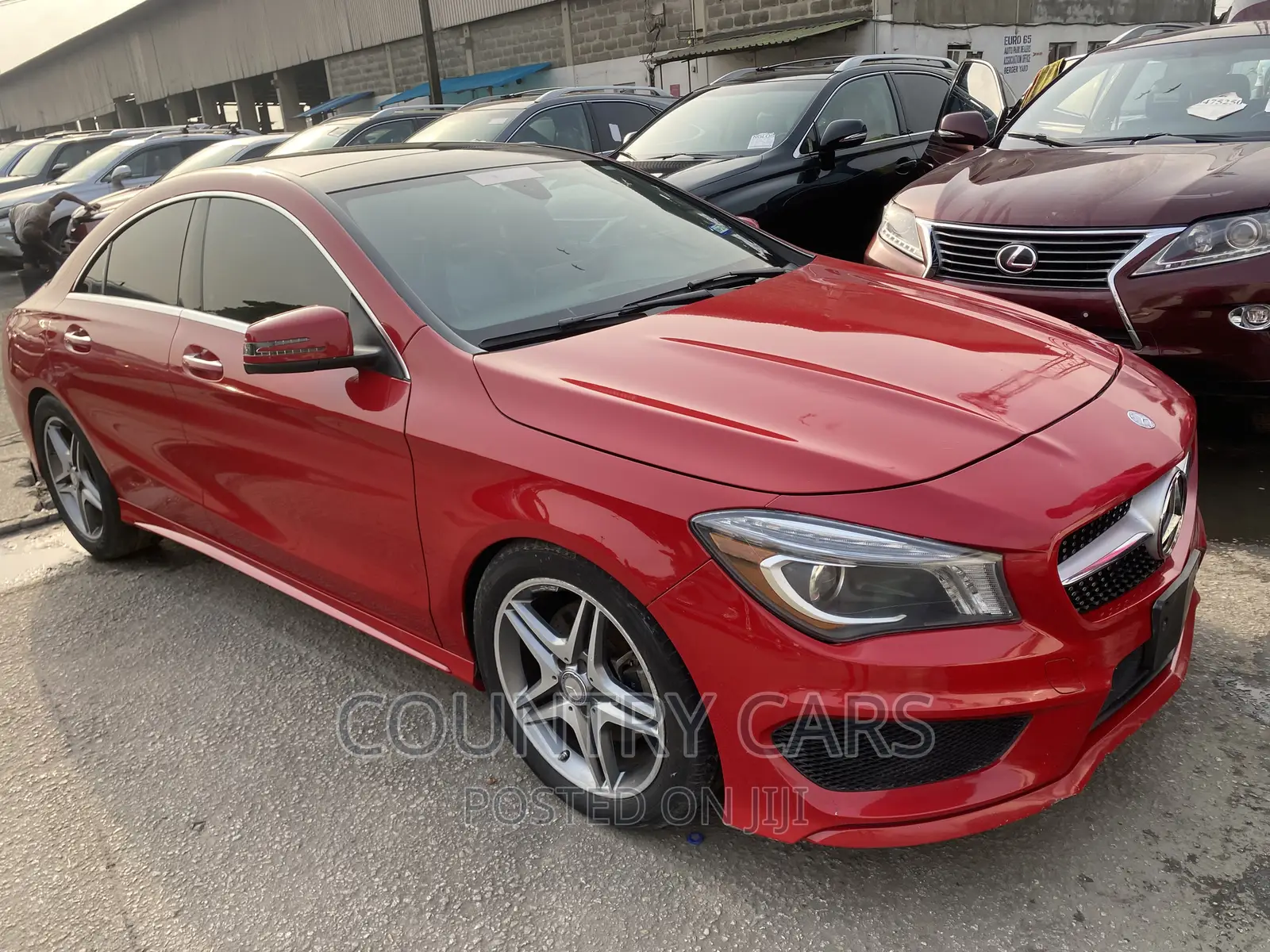 Mercedes-Benz CLA-Class CLA 250 4MATIC Sedan 2015 Red
