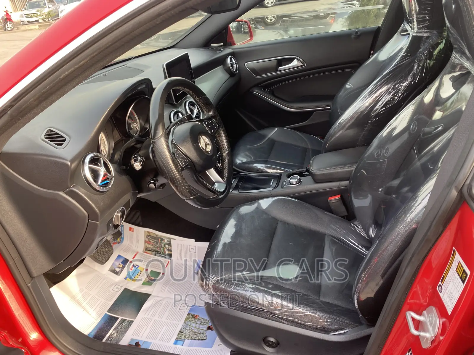 Mercedes-Benz CLA-Class CLA 250 4MATIC Sedan 2015 Red
