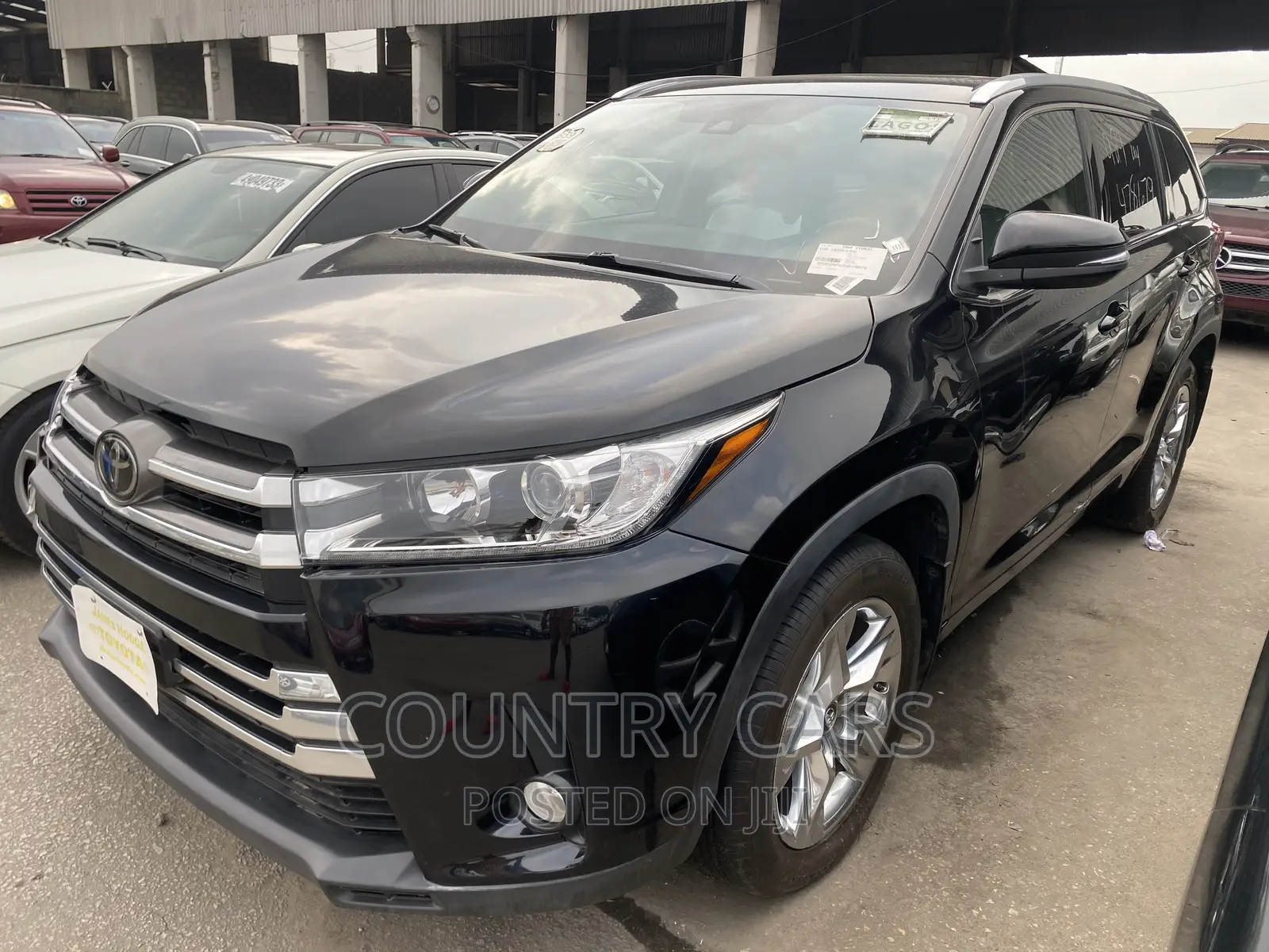 Toyota Highlander 2017 Matt Black