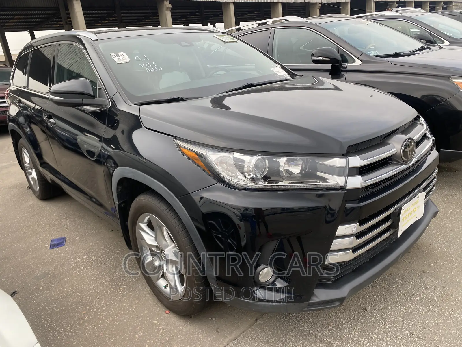 Toyota Highlander 2017 Matt Black