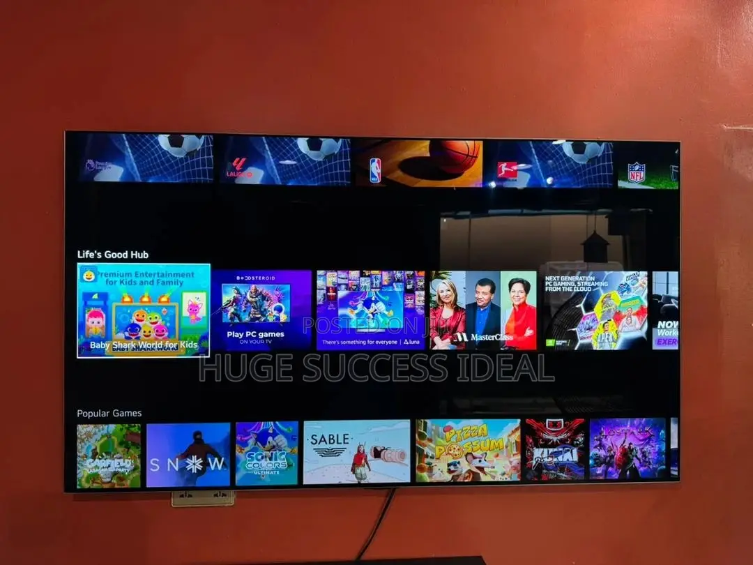 LG 65 Inch EVO Gallery Edition Ultra HD Smart OLED TV