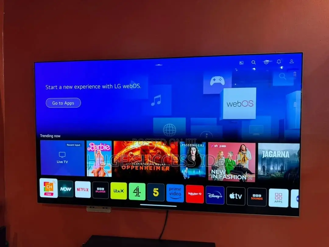 LG 65 Inch EVO Gallery Edition Ultra HD Smart OLED TV